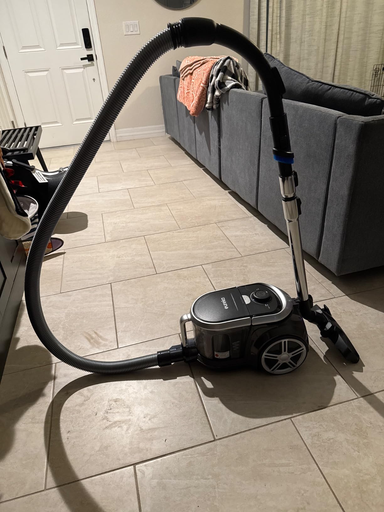 Eureka Bagless Canister Vacuum Cleaner, Vacuum for Hardwood Floor, Carpet | NEN180 WhirlWind, Lightweight, 1000W, ≤82 dBA. HEPA, Auto Cord Rewind, 2-in-1 Vac for Hard Floors, Carpets, & Pet Hair customer photo 1