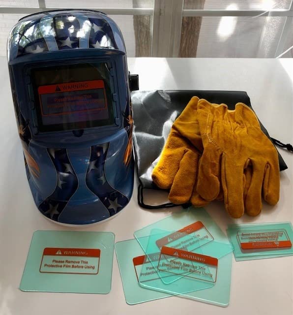 Welding Helmet True Color Auto Darkening Hood with Adjustable Shade Range 4/9-13 for TIG MIG ARC Welder Mask customer photo 1