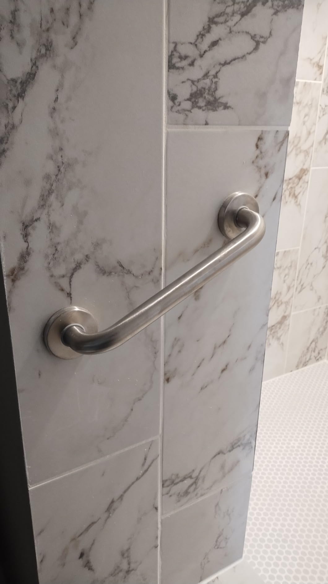 AmazerBath Grab Bars for Shower, Handicap Grab Bars for Wall Anti Slip, Shower Grab Bars for Senior Stainless Steel, Shower Bars for Elderly, 500 lb Capacity, 12
