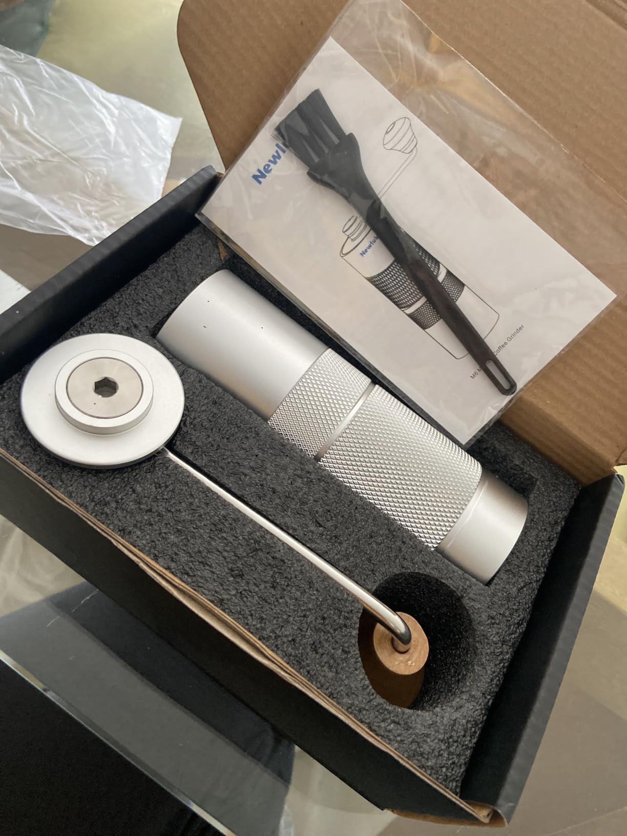 M6 Manual Coffee Grinder for Espresso Pour Over French Press Moka customer photo 2