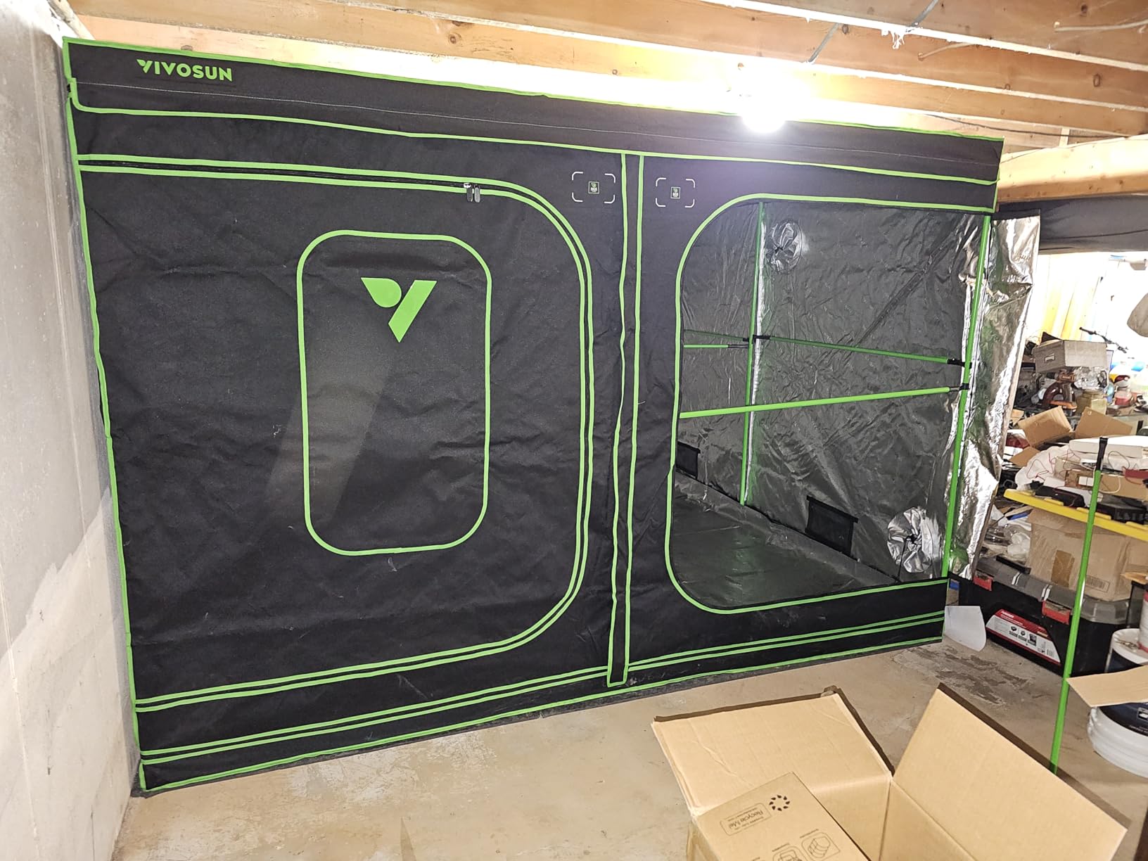 VIVOSUN P448 4x4 PRO Grow Tent with High CFM Kit, 48