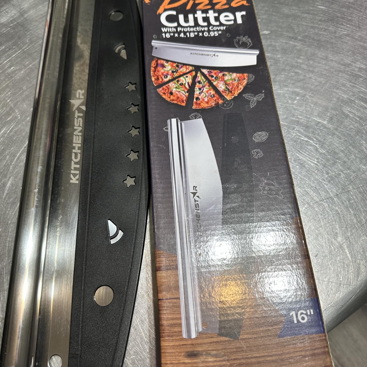 16-Inch Pizza Stone Set for Oven and Grill with Peel, Cutter and Brush customer photo 1