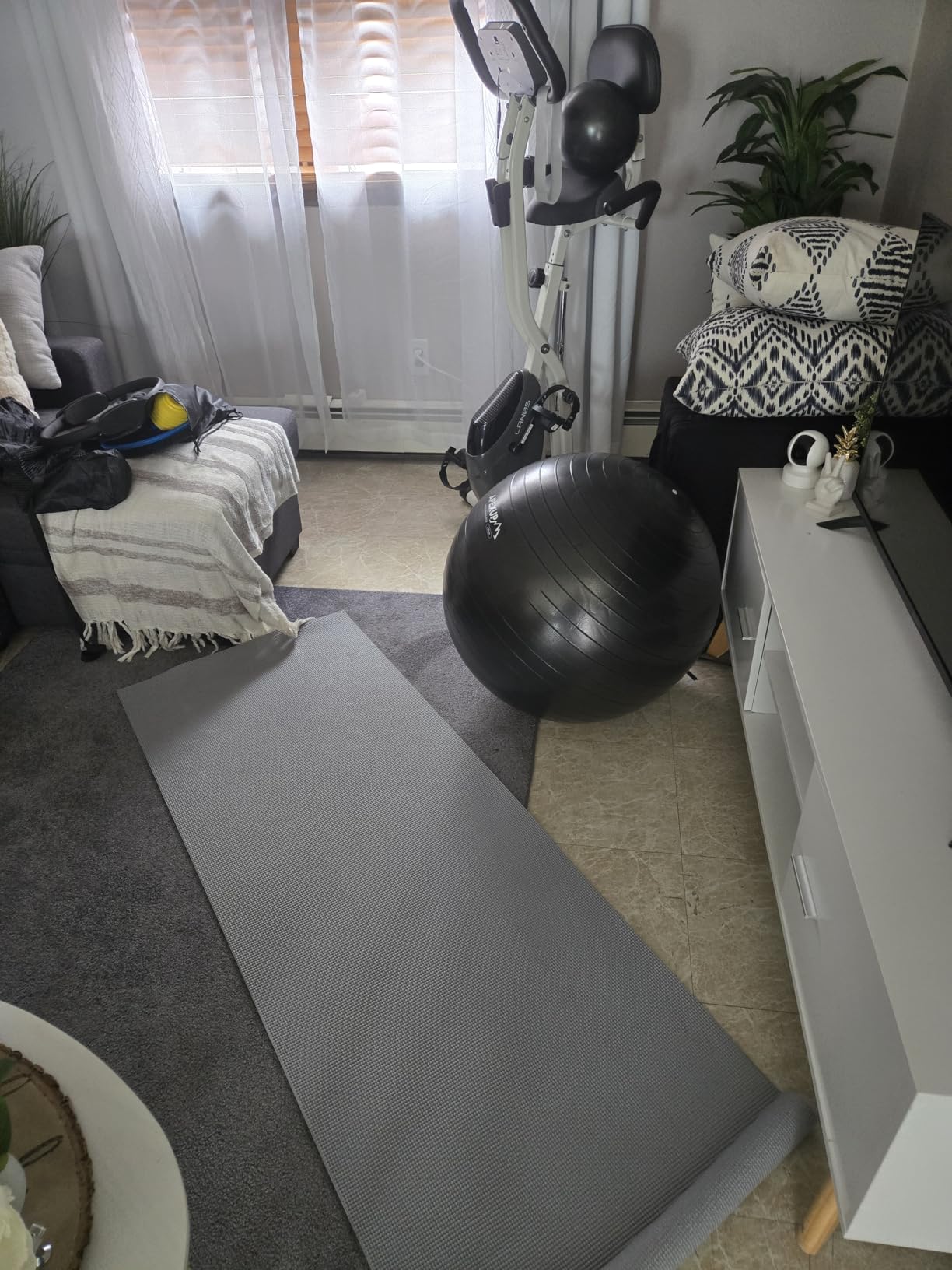 APEXUP Yoga Ball, 660 lbs Anti-Burst Exercise Ball with Pump, 5 Sizes customer photo 1