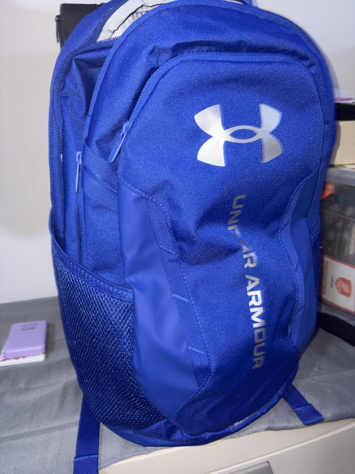 Under Armour Unisex Hustle 6.0 Backpack, 002 BLACK, OSFM customer photo 1