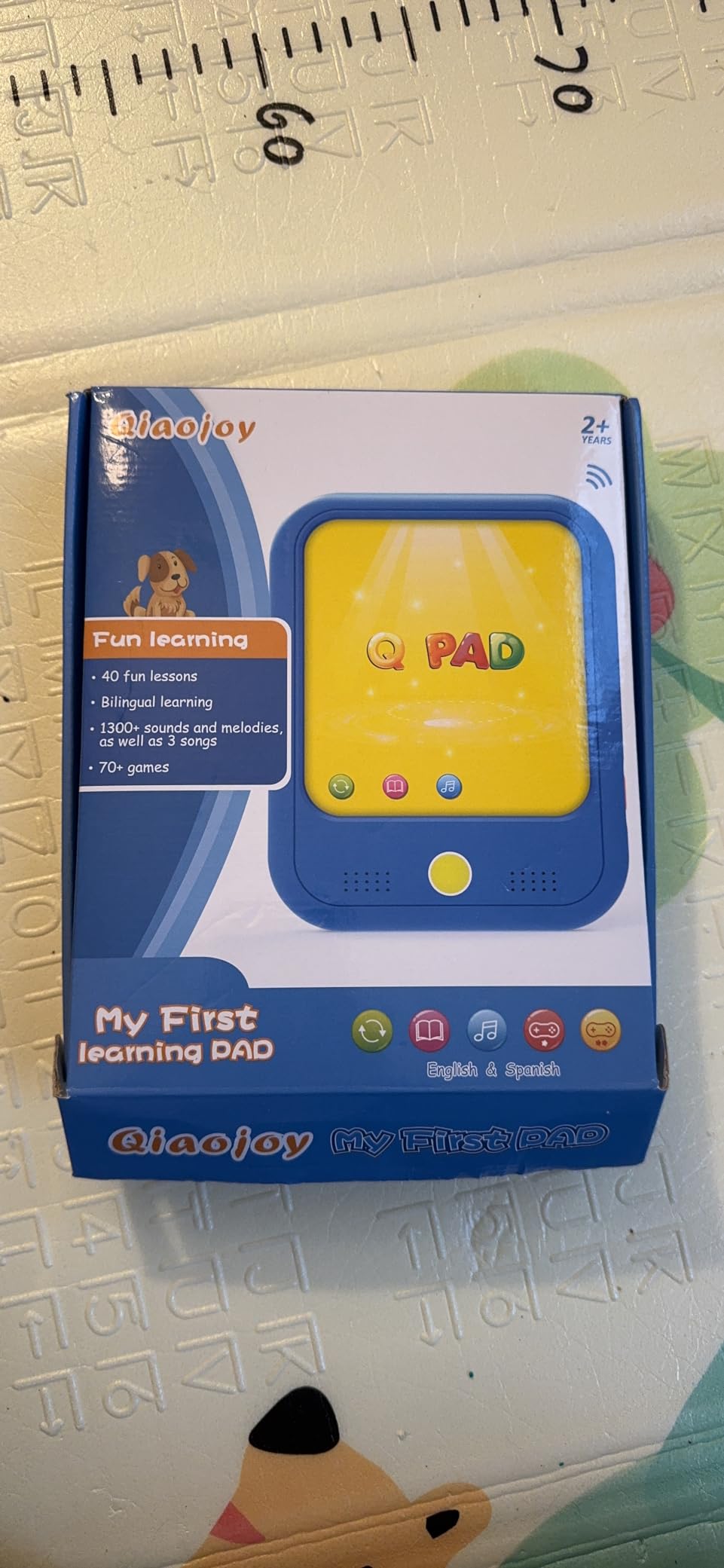 Qiaojoy Kids Learning Tablet Educational Learning Pad for Toddlers 2-5 customer photo 2