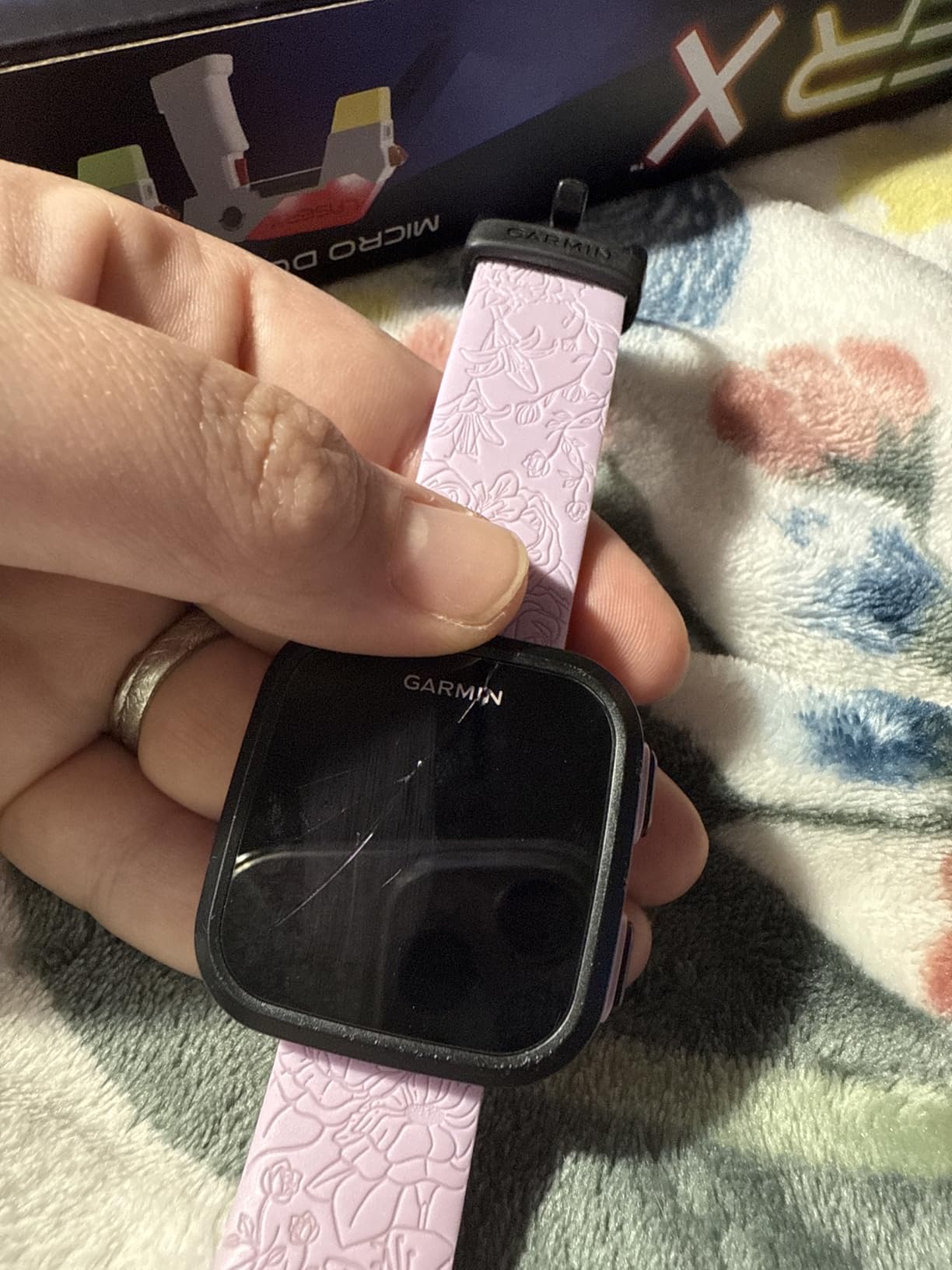 Garmin Bounce™, Kids Smartwatch, Two-Way Text and Voice Messaging, Location Tracking, Black Camo customer photo 1