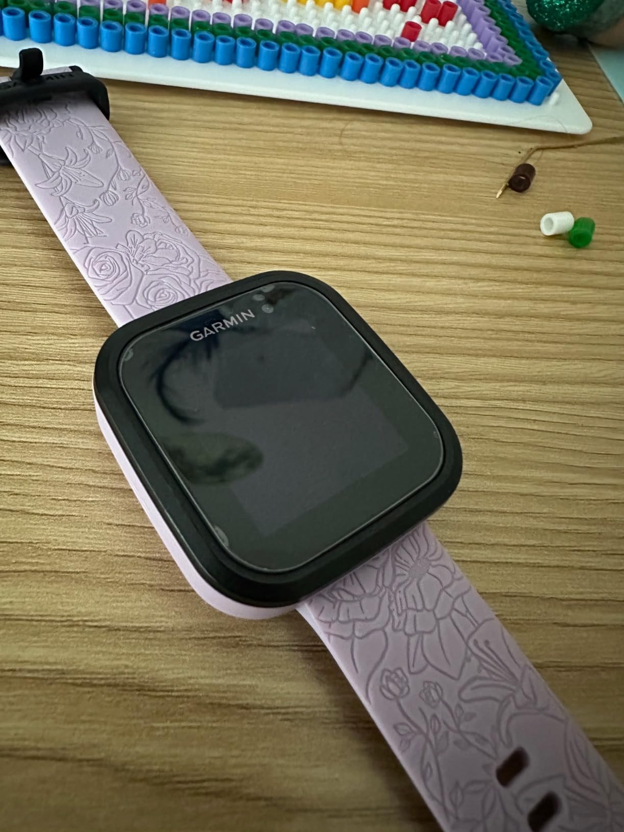Garmin Bounce™, Kids Smartwatch, Two-Way Text and Voice Messaging, Location Tracking, Black Camo customer photo 2