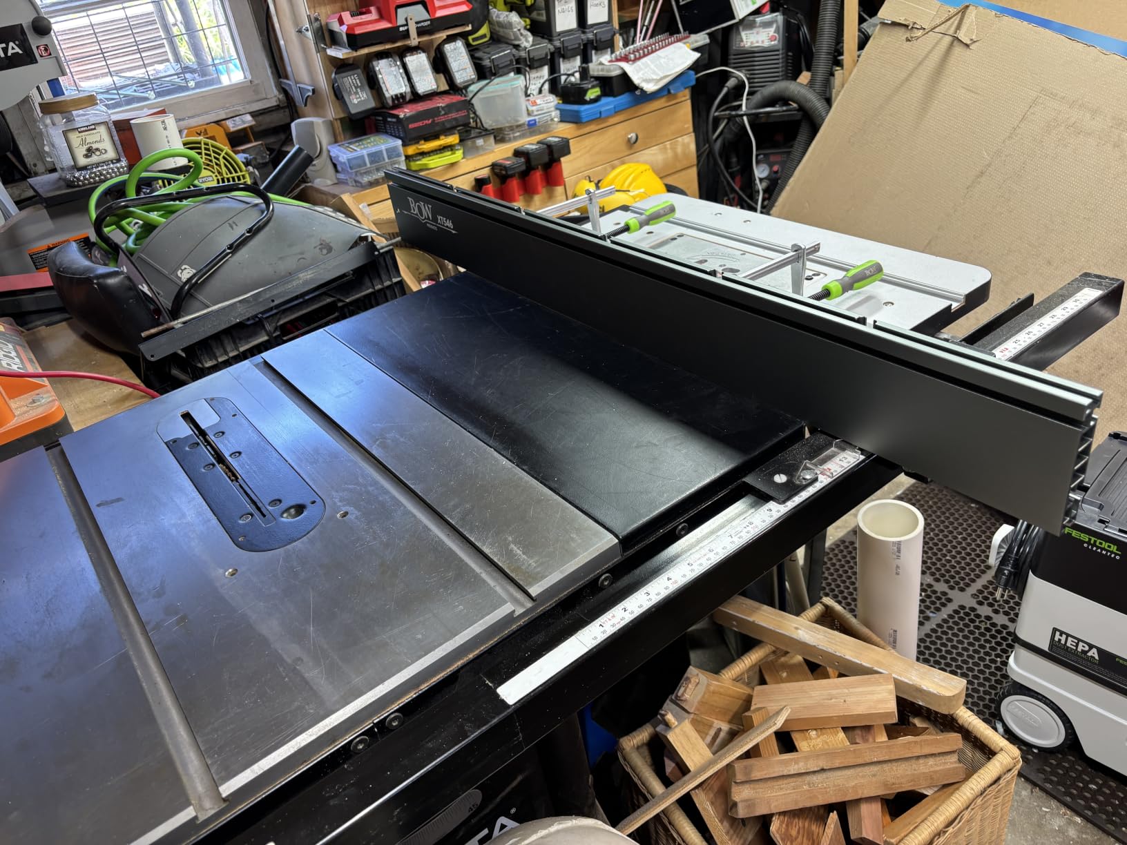 BOW Products XT XTENDER T-Track Table Saw Fence System, 46