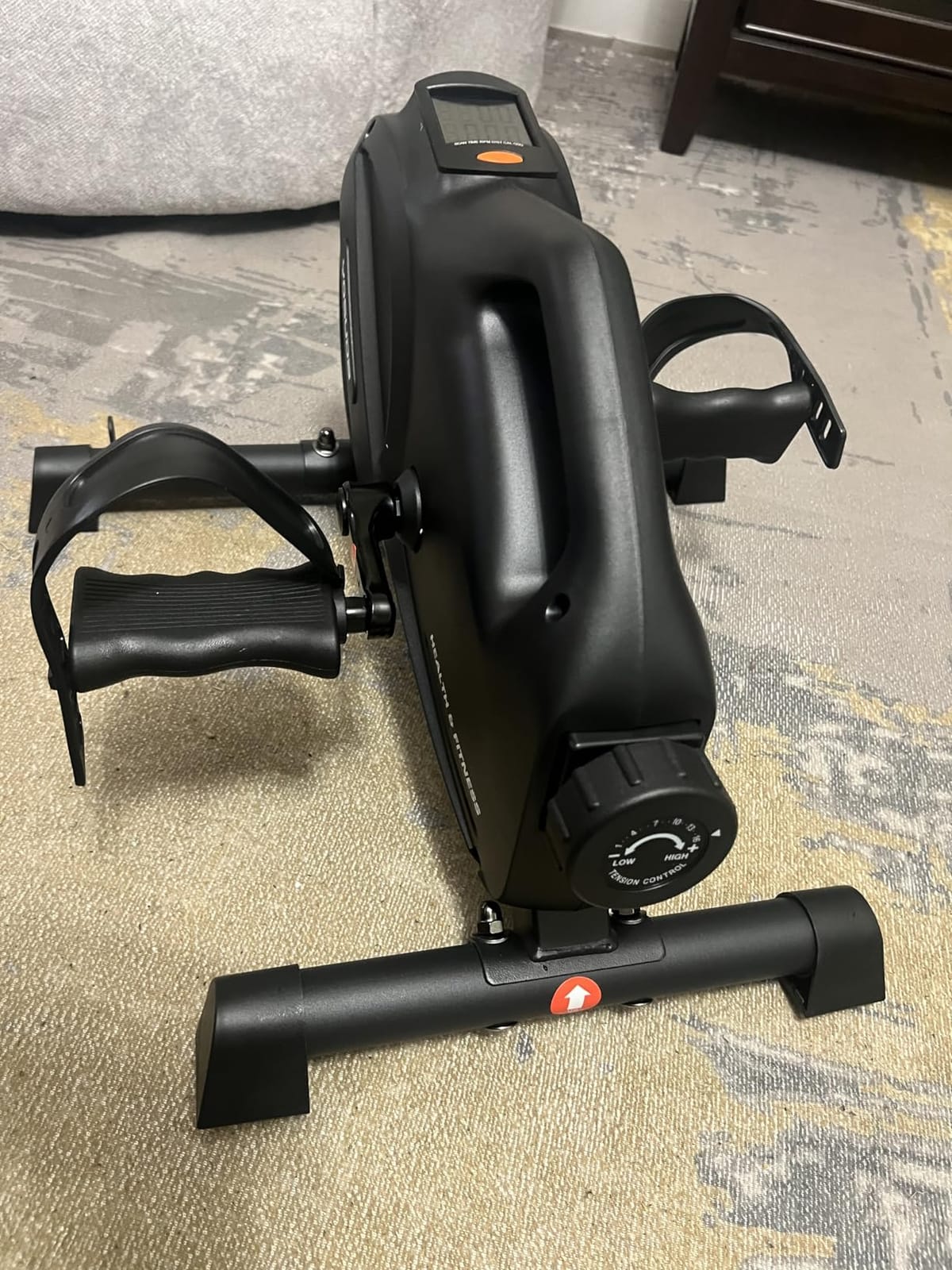 YOSUDA Under Desk Bike with 16-Level Magnetic Resistance & Bluetooth App customer photo 2