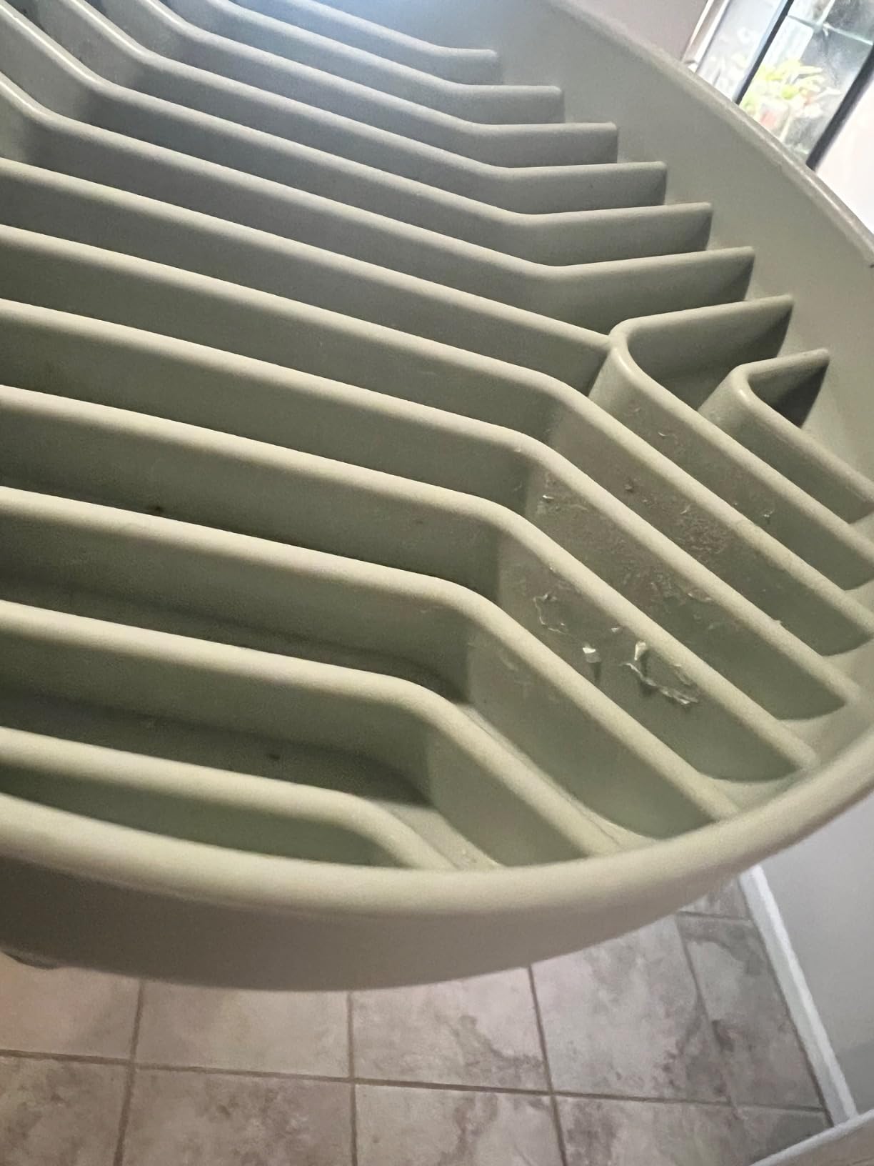 Silicone Slow Feeder Dog Bowls, Puzzle Design with Suction Cups (Green) customer photo 2