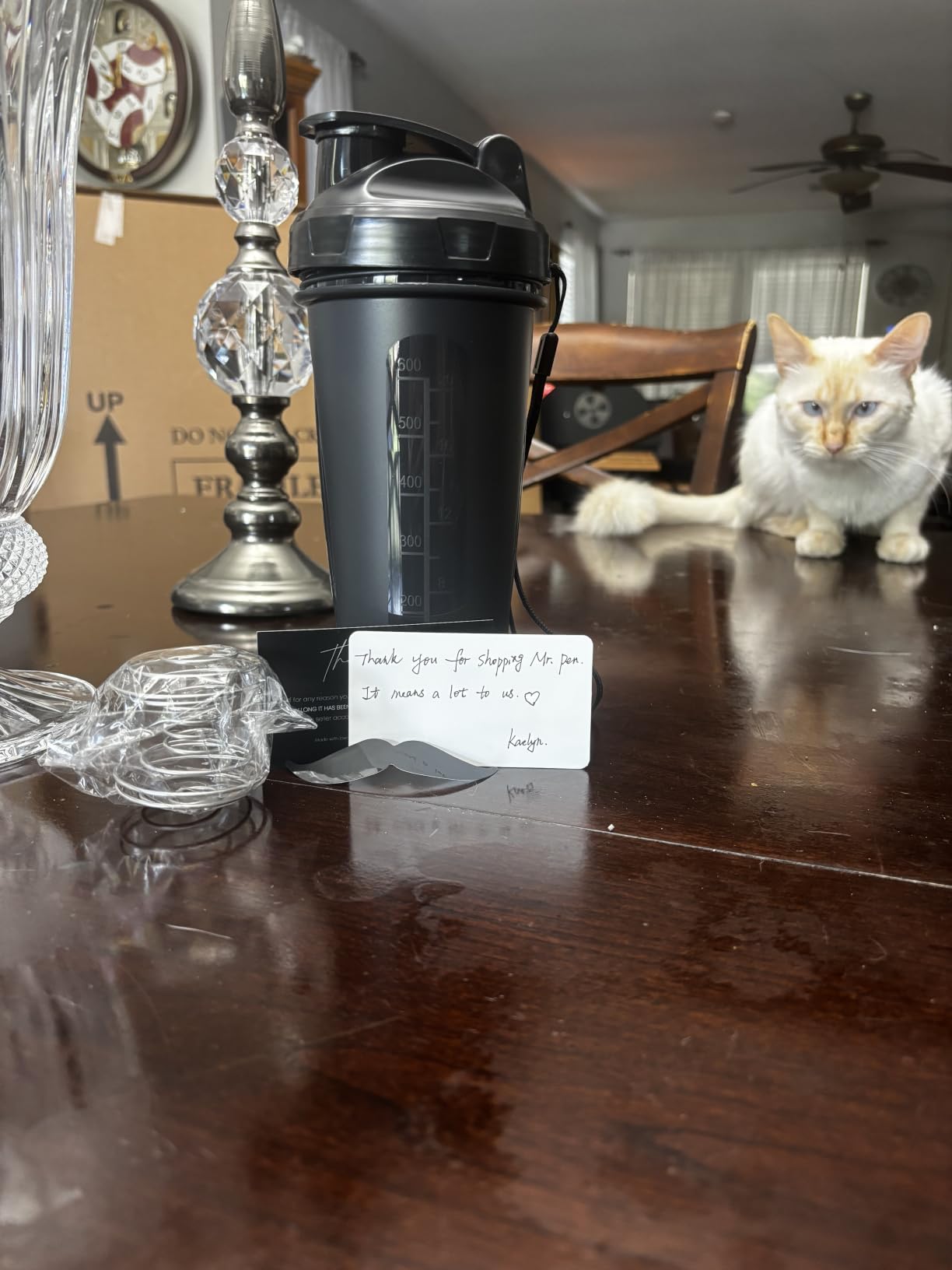 Mr. Pen- Shaker Bottles for Protein Mixes, 28 oz, Leak Proof customer photo 1
