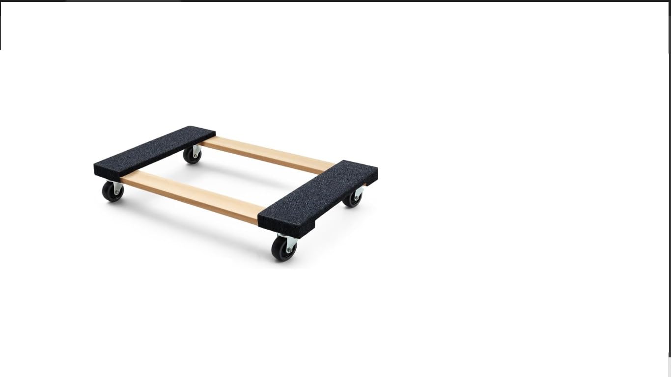Simpli-Magic 79545 30 in. x 18 in. Hardwood Furniture Moving Dolly 1,320 lbs. Capacity – 4 Swivel Wheels Heavy-Duty Furniture Dollies, 2 Pack customer photo 1