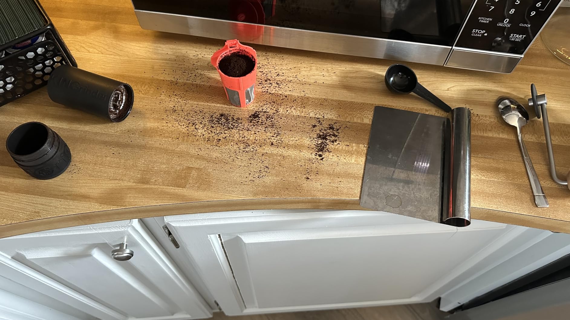 KINGrinder P2 Lightweight Manual Coffee Grinder, ABS Body, Stainless Burr customer photo 1