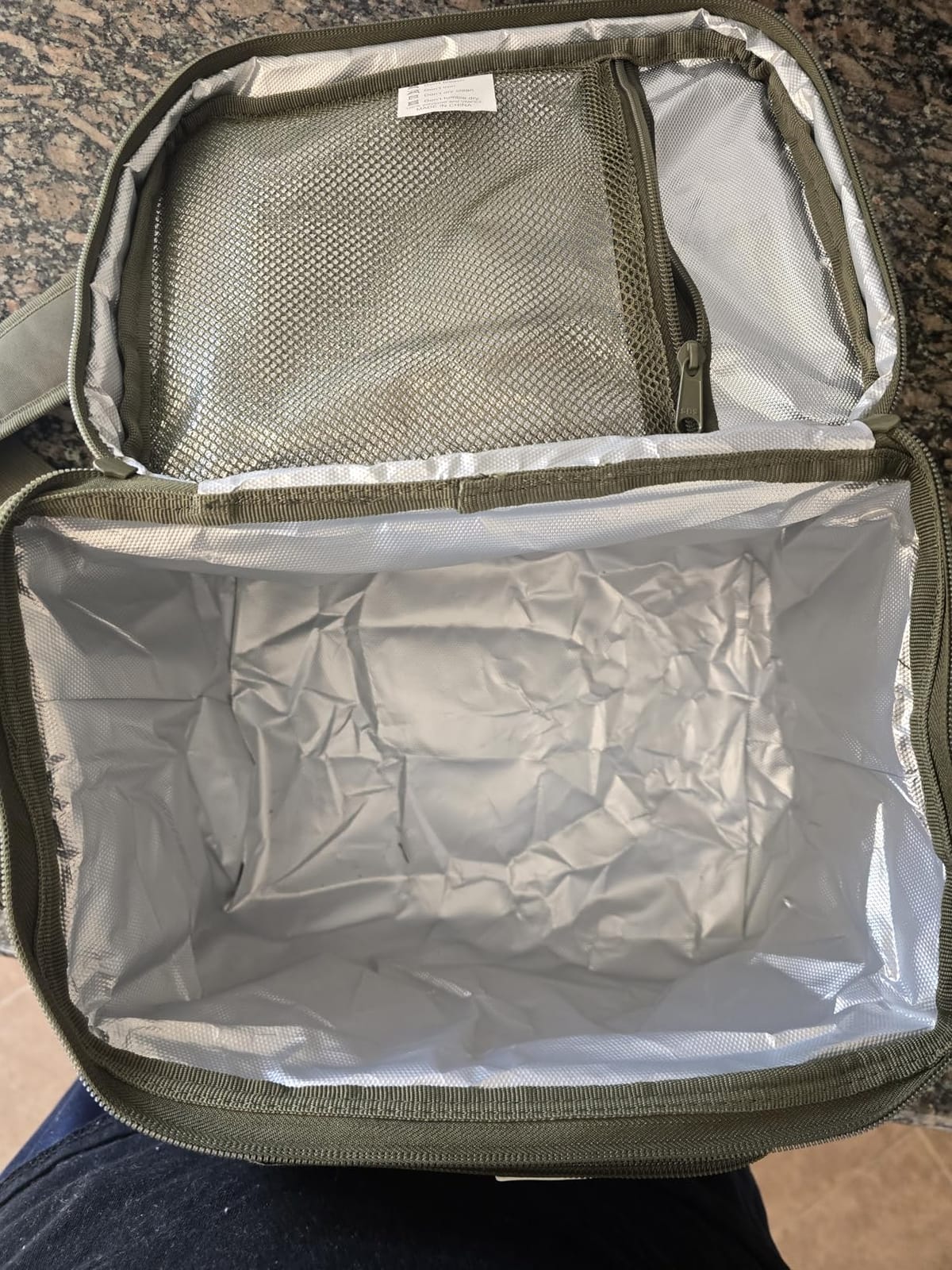 QT&QY Tactical Lunch Bag for Mens Military Heavy Duty Lunch Box Work Leakproof Insulated Durable Thermal Cooler Bag for Adult Meal for Office Camping Picnic Pail MOLLE Webbing Black customer photo 2