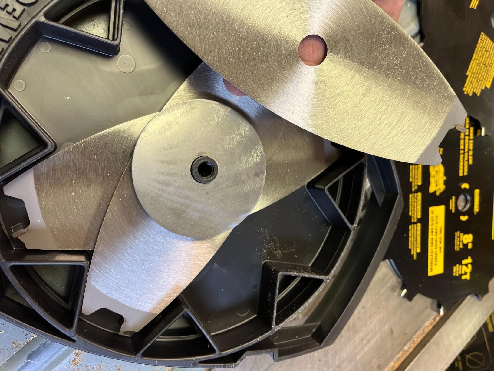 DEWALT Stacked Dado Saw Blade 8 Inch 12 Tooth (DW812DADO) customer photo 2