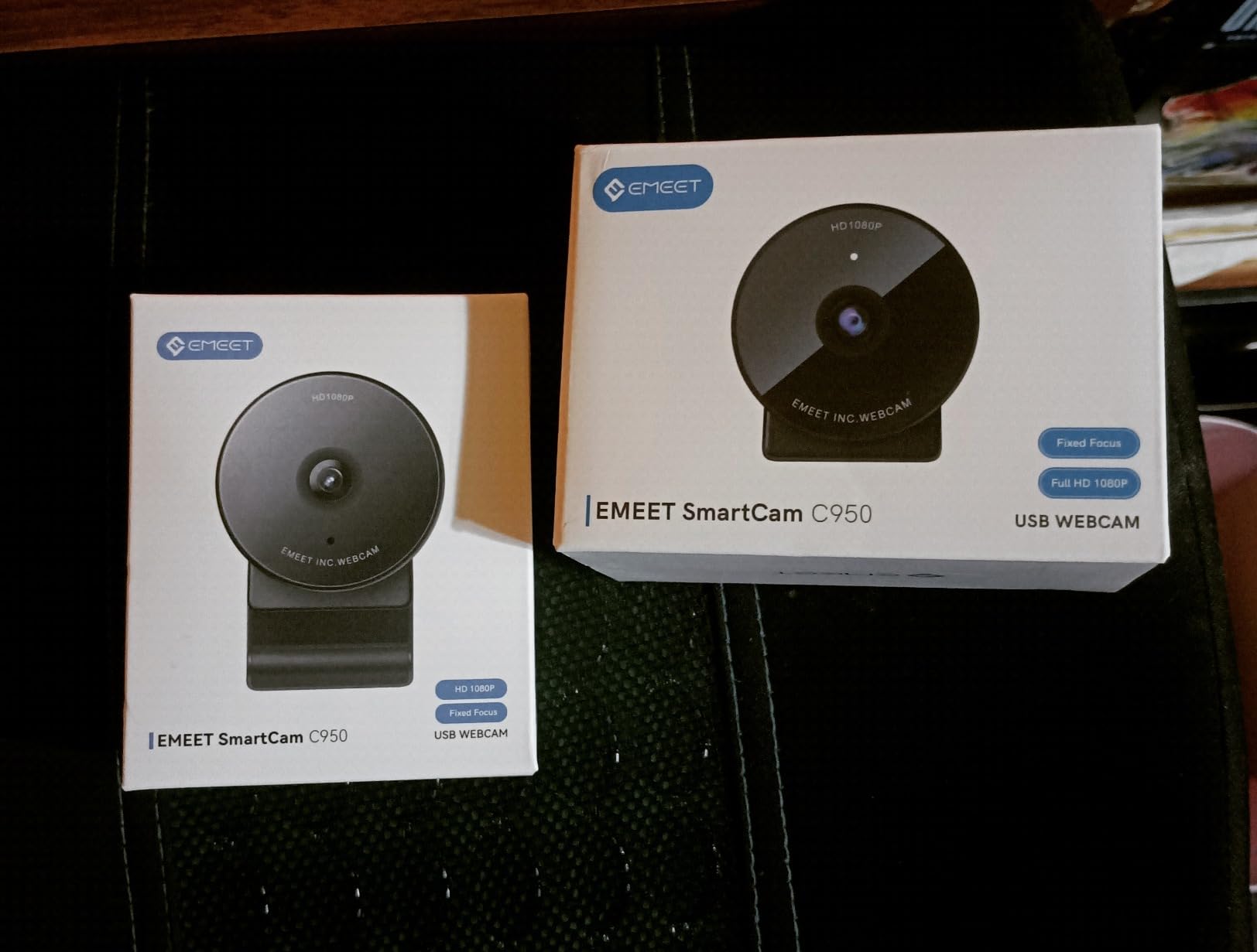 EMEET C950 1080P Webcam, USB Webcam with Microphone&Physical Privacy Cover | Auto Light Correction, Fixed Focus, USB Plug & Play, Ultra Web Cam w/ 70°View for Meeting/Online Classes/Zoom/YouTube customer photo 2
