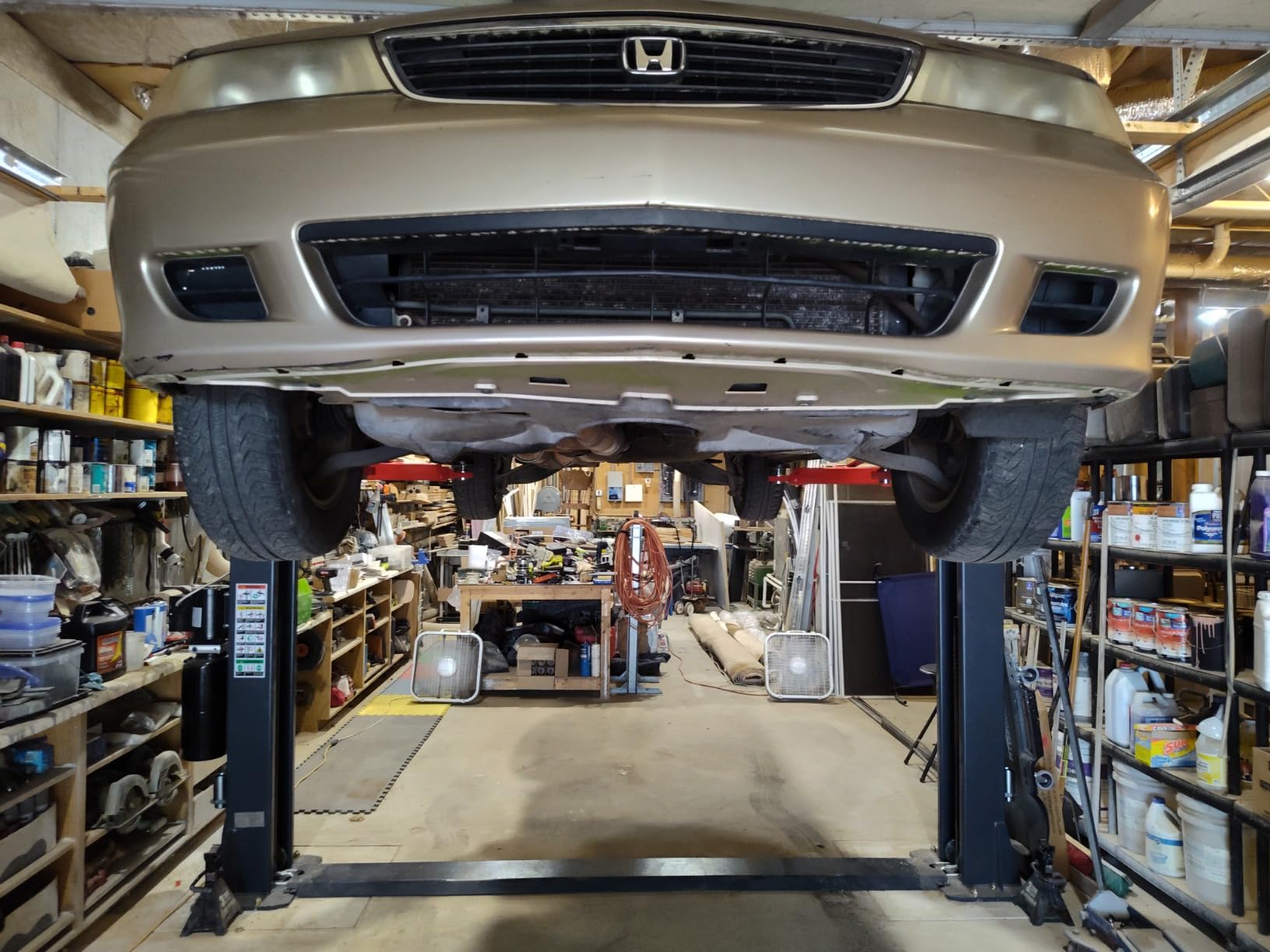 12000 Lbs 4.0HP Two Post Lift Single Lock Release Auto Lift Car Lift 2-Post Lift Truck Hoist customer photo 1