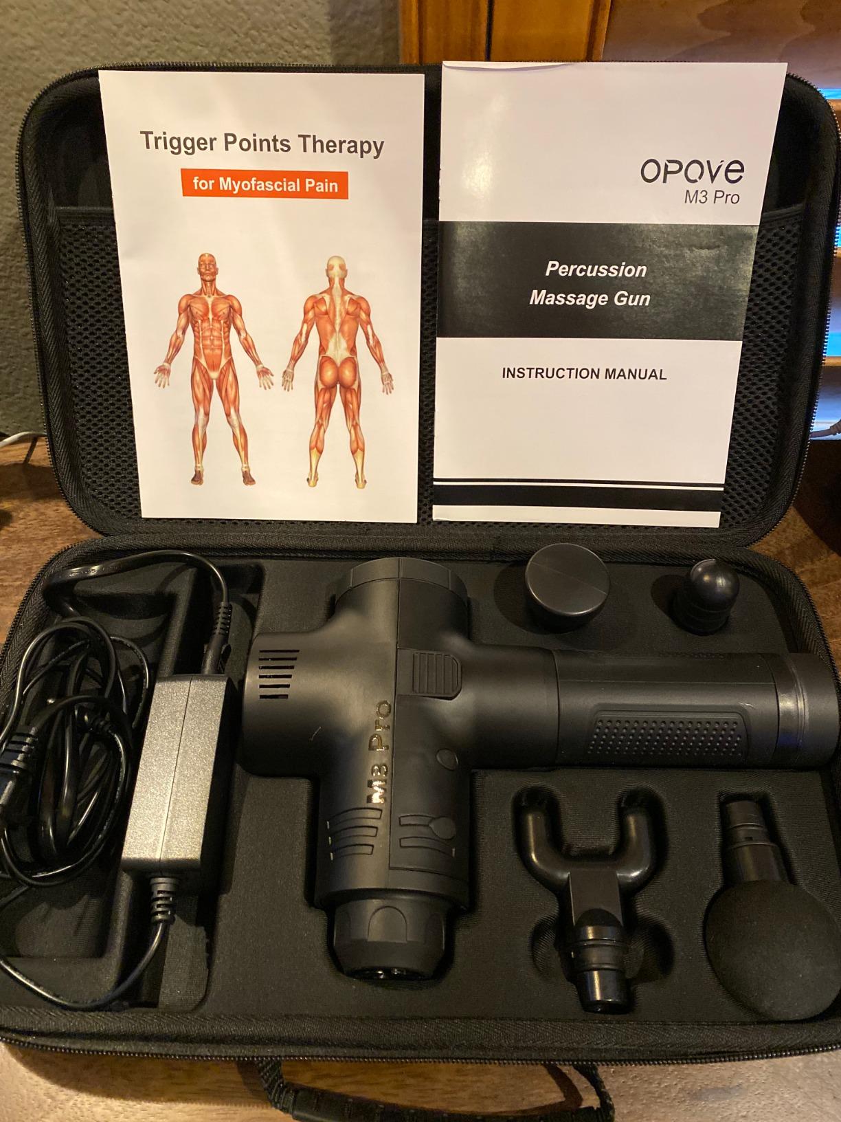 Opove M3 Mini Massage Gun for Back Pain Relief with Facial Mode customer photo 2