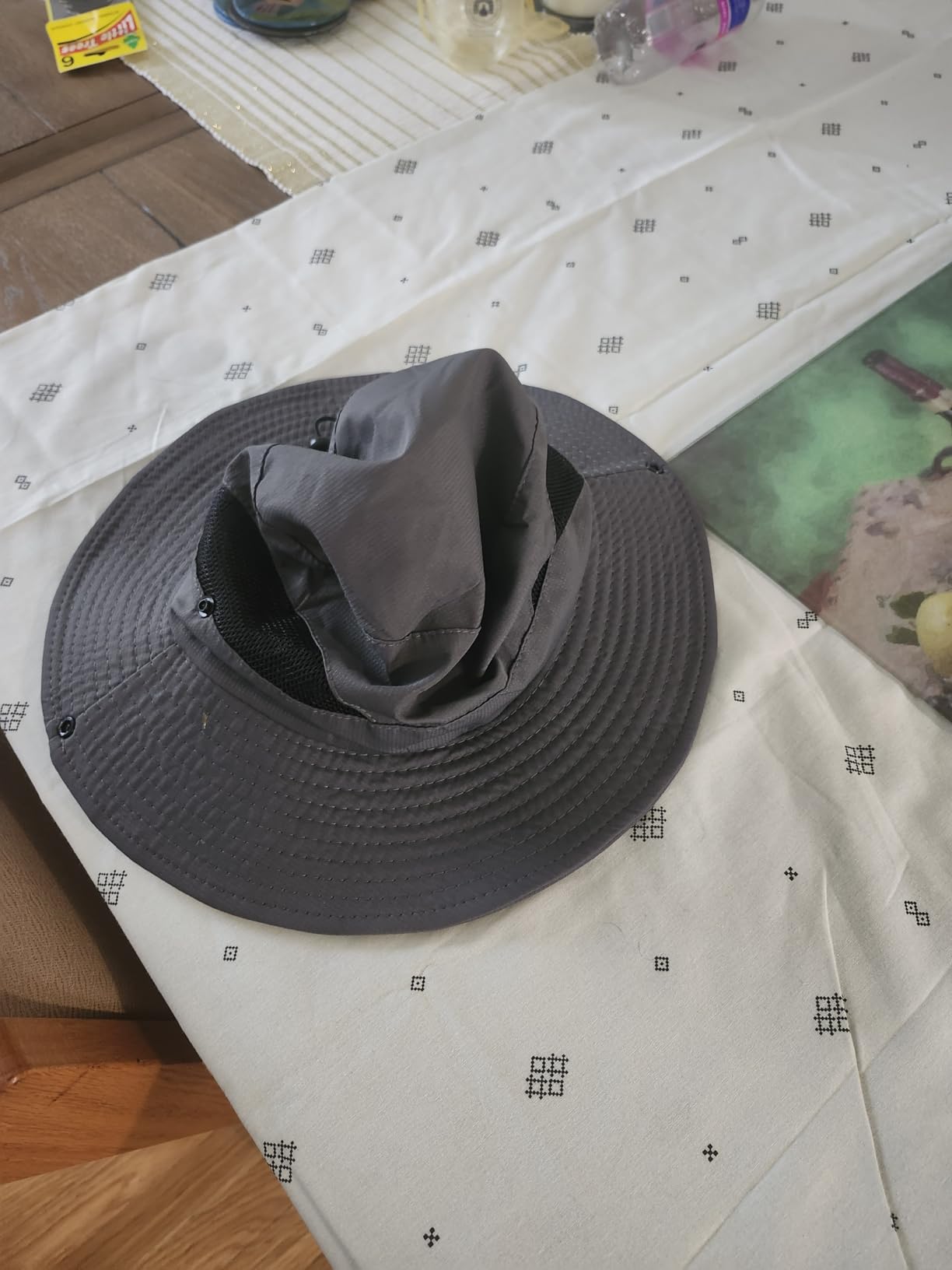 PFFY Sun Hats for Men Women Wide Brim Bucket Hat UPF 50+ Hiking Fishing Hat customer photo 2