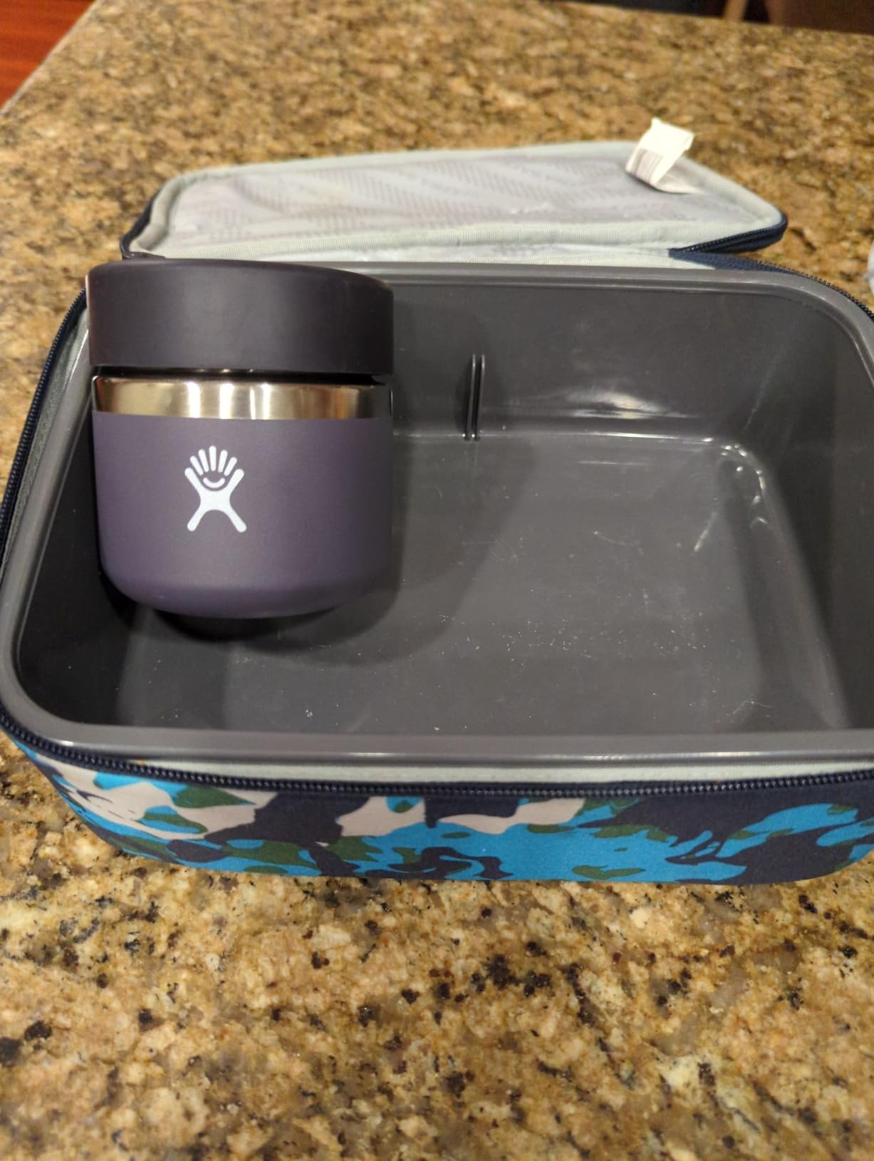 Hydro Flask Food Jar – Insulated Stainless Steel, Snack Travel Container for Hot Food, Lunch, & Soup 12 Oz Agave Green customer photo 2