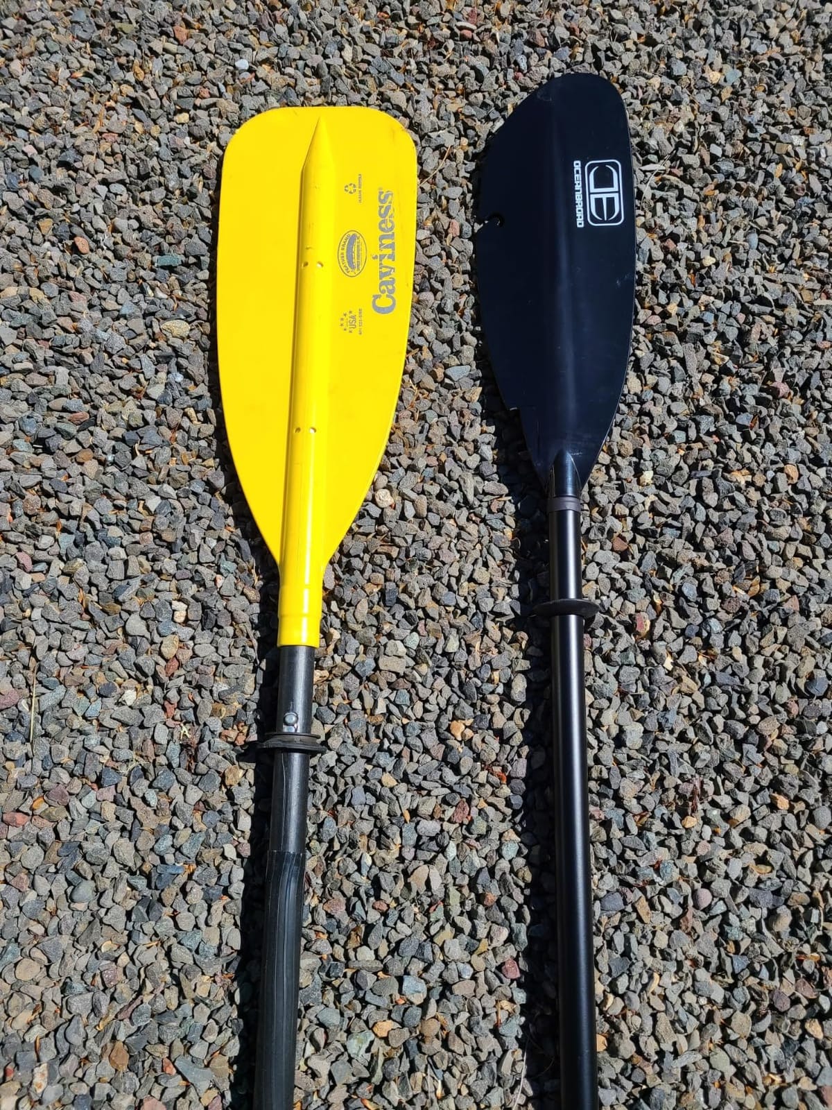 OCEANBROAD Adjustable Fishing Kayak Paddle - 94in/240cm-98in/250cm-102in/260cm Aluminum Alloy Shaft with Paddle Leash customer photo 1