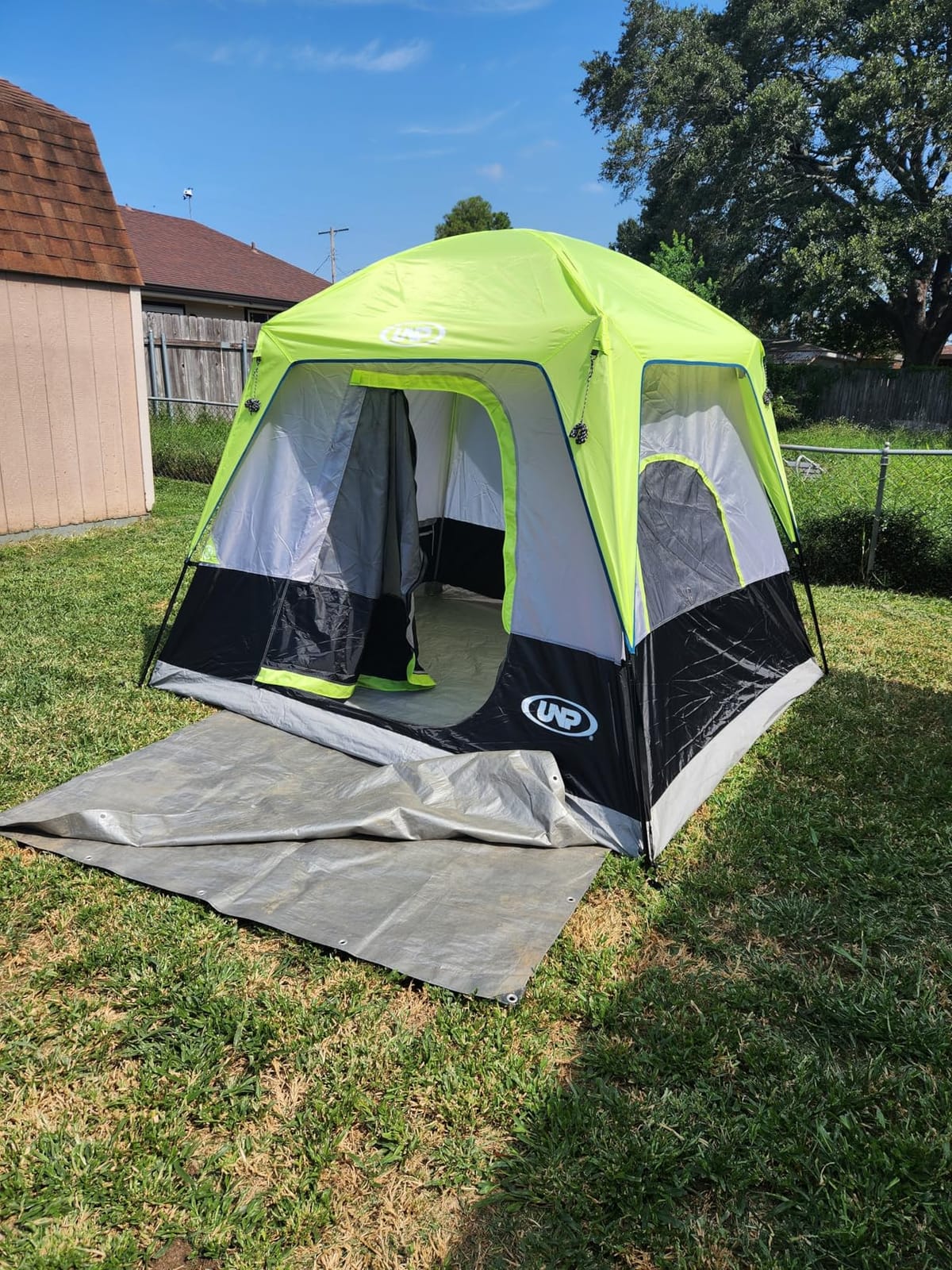 UNP 2/4/6/8 Person Tent, Portable Cabin Tent, Camping Tent 4-Person Easy Set Up, Waterproof with Top Rainfly for Outdoor Camping/Hiking customer photo 1
