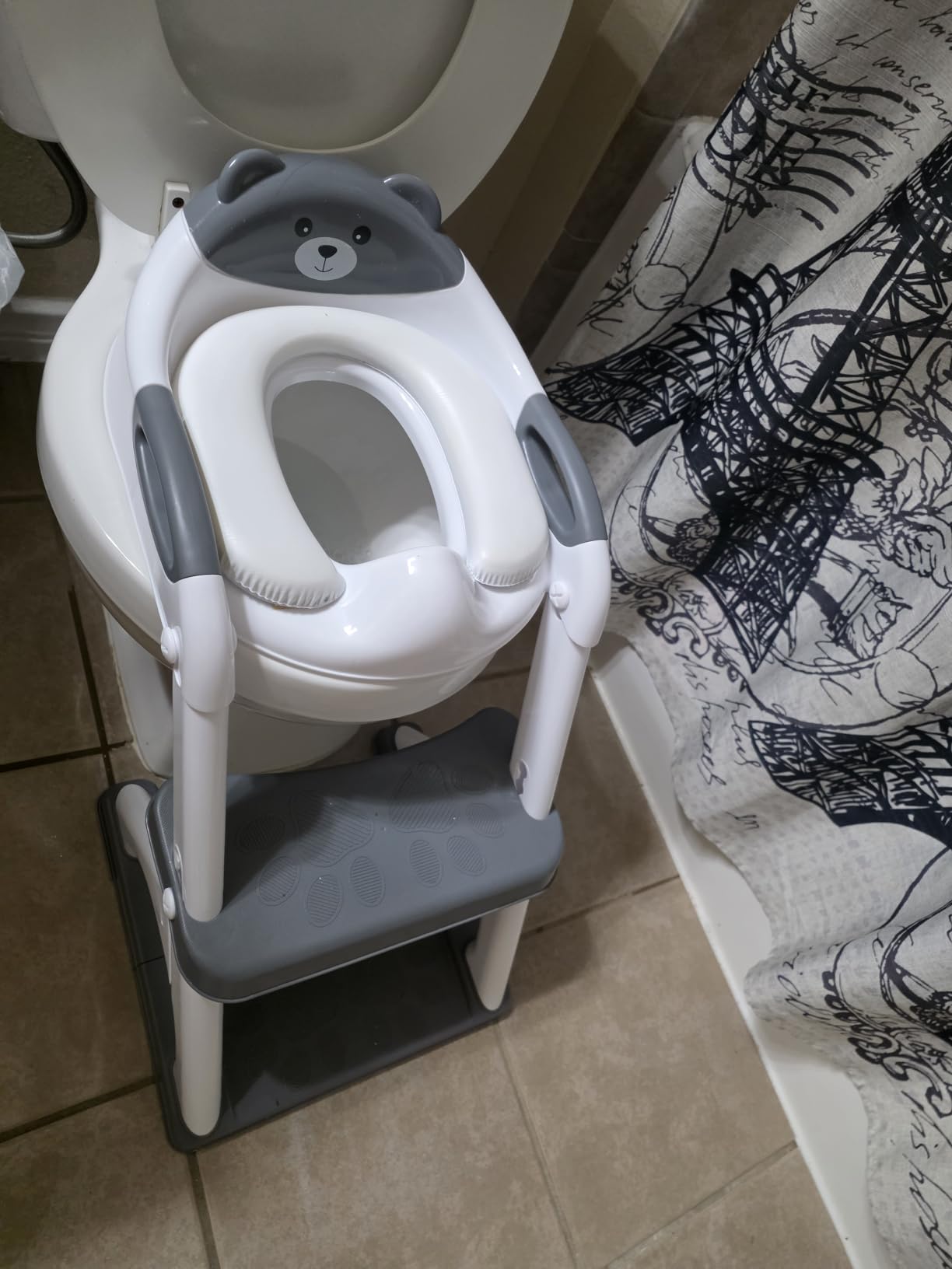 Potty Training Toilet for Toddlers, 2-in-1 Potty Training seat, Anti-Slip customer photo 1