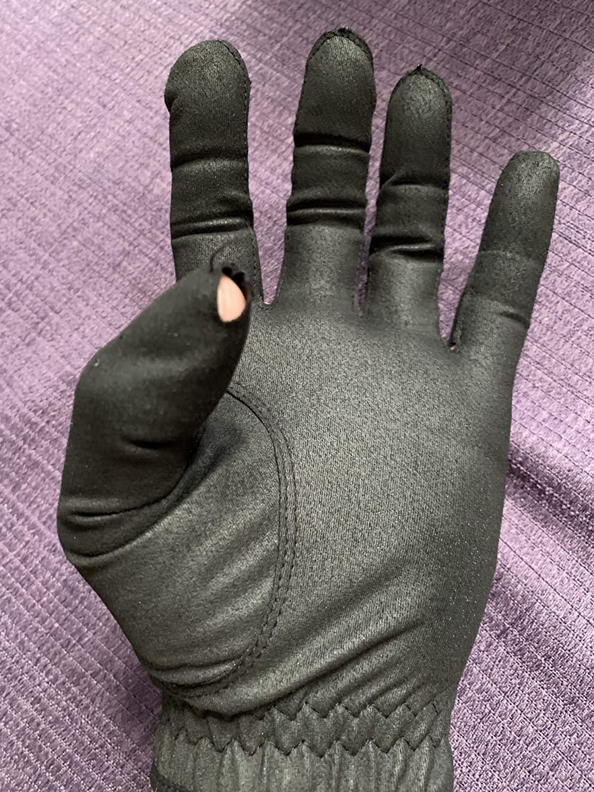 FINGER TEN All Weather Grip Golf Gloves Men 3 Pack customer photo 2