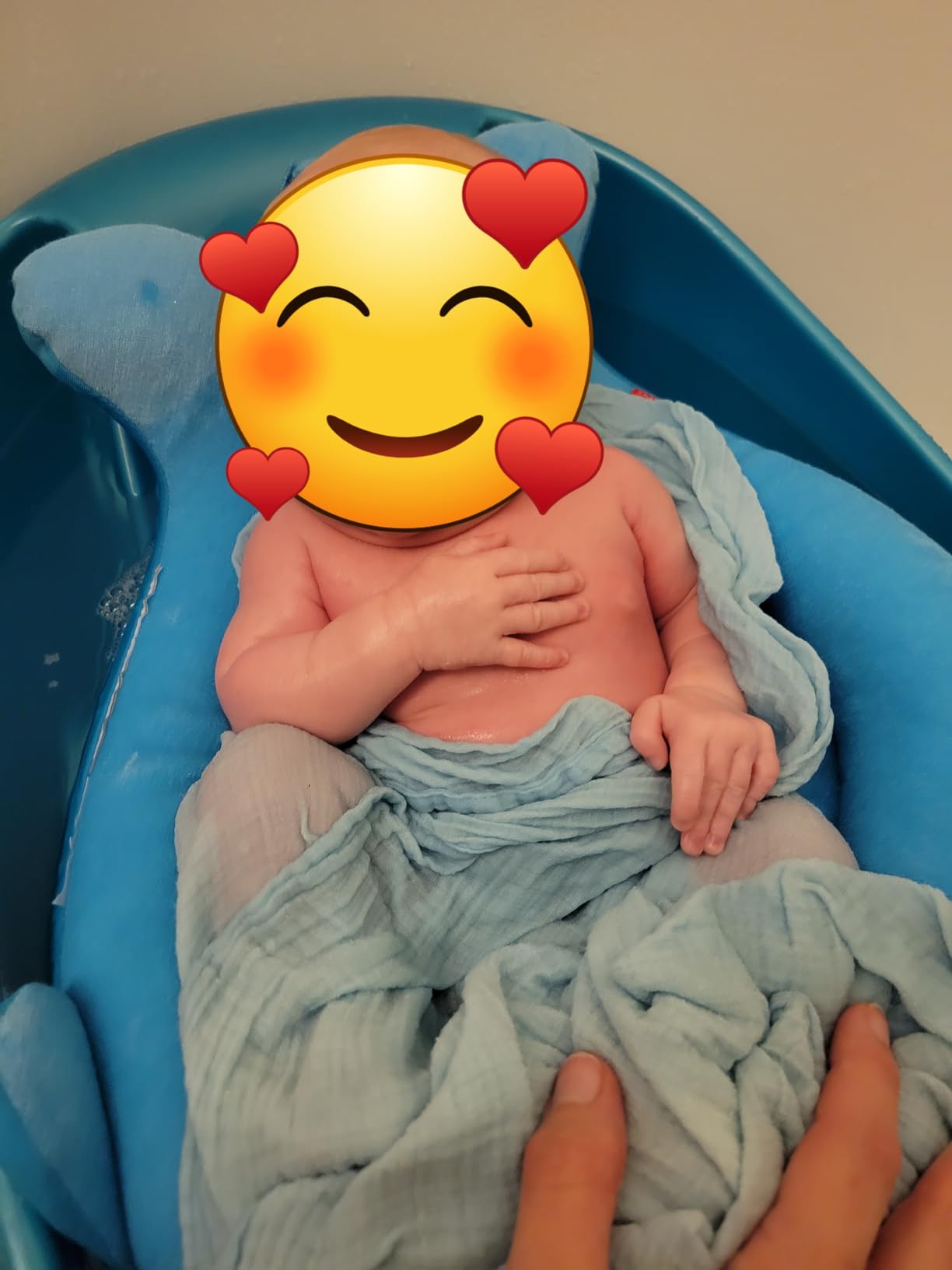 Skip Hop Soft Sink Baby Bath Tub, Moby, Grey customer photo 2