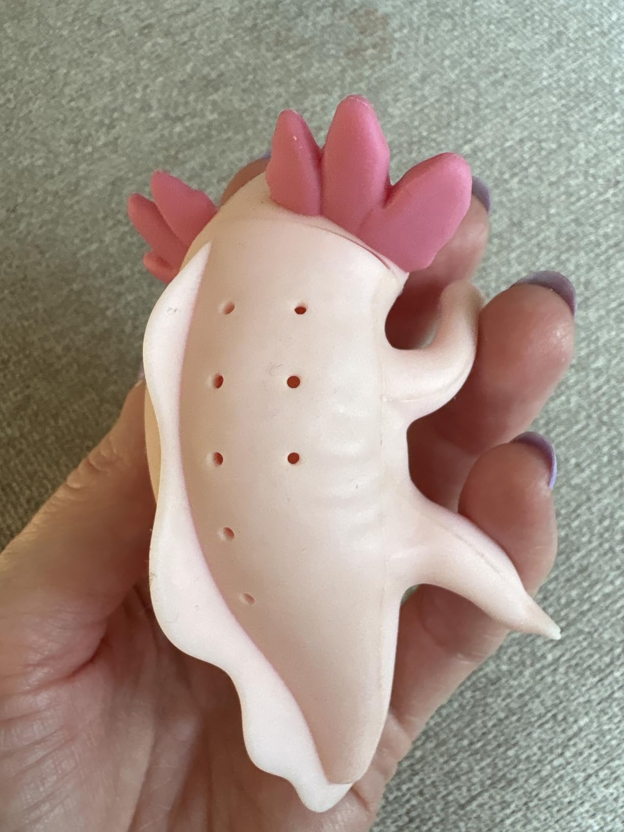 Genuine Fred RELAXOLOTL Tea Infuser, Cute Axolotl Design, For Loose Leaf Tea, Flexible, Easy to Clean Silicone, Fun Gift for Tea Lovers, Clever Kitchen Gadget customer photo 2