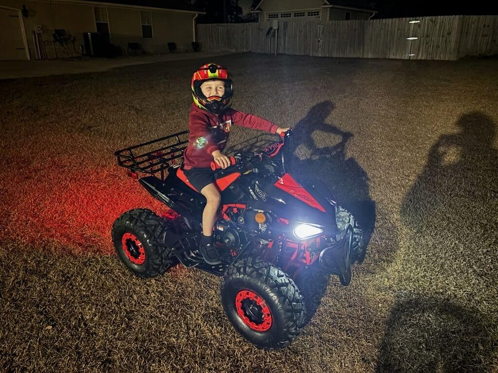X-PRO Leopard 125 ATV 4 Wheels Quad 125cc ATV Quads with Automatic Transmission w/Reverse, Big 19