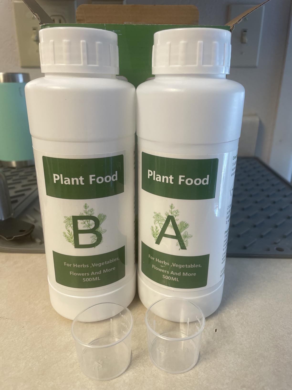 Tigvio 800ml Hydroponic Nutrients A&B for Aerogarden Plant Food Growth customer photo 2