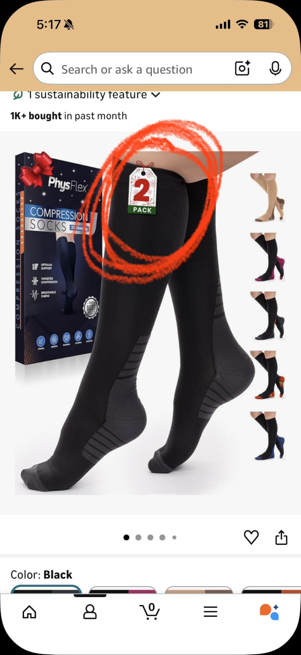 Compression Socks for Women & Men 20-30 mmHg – Circulation Support for Nurses, Travel, Flight, Running & Everyday Wear customer photo 2