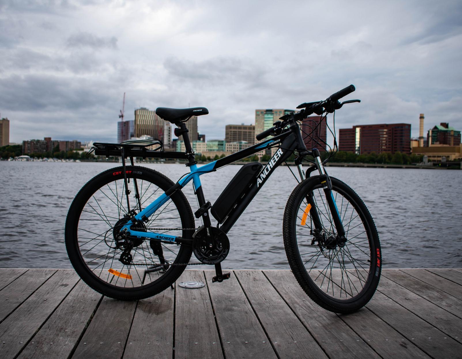 ANCHEER Electric Bike for Adults, Peak 750W Ebike, 3 Hours Fast Charge, 60 Miles Electric Bicycle with 48V/499Wh Battery, 27.5 '' Hummmer Electric Mountain Bike with LCD Display, 21 Speed customer photo 1