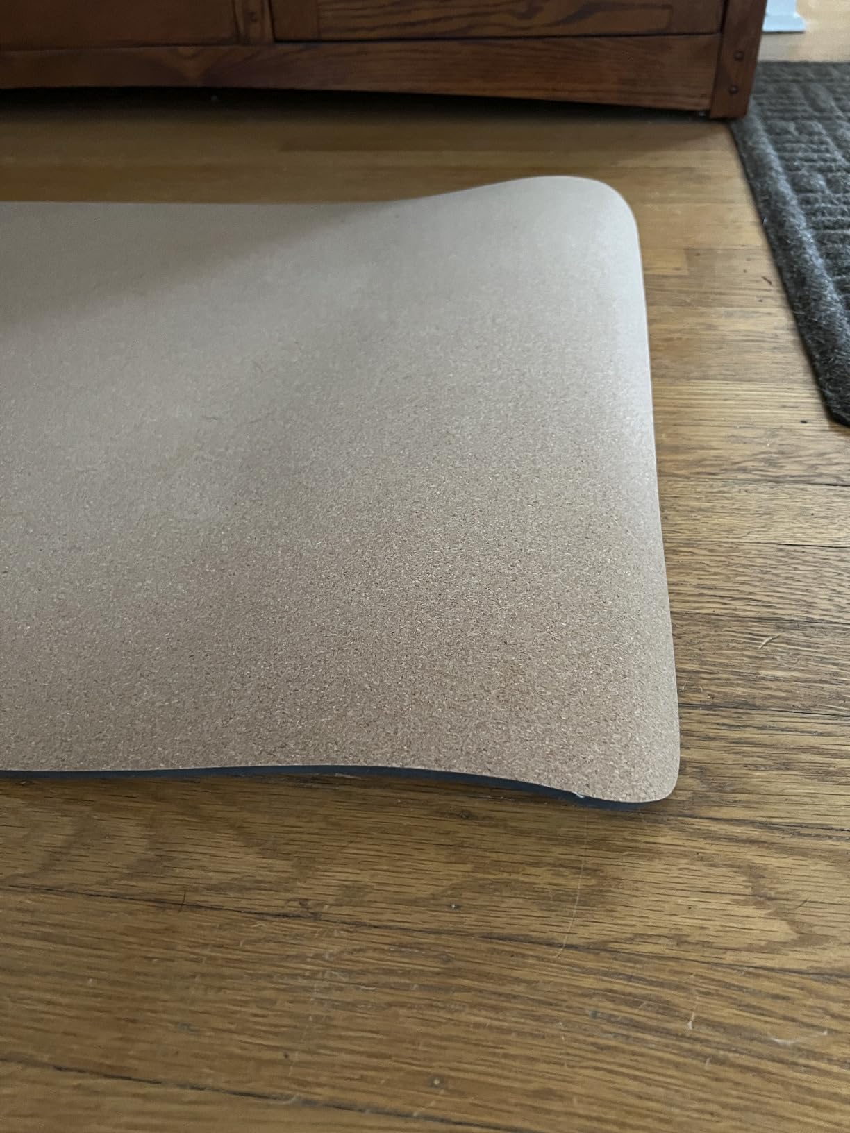 StrongTek Cork Yoga Mat, Eco-Friendly, TPE Base, 7 mm, 72 x 24 in customer photo 2
