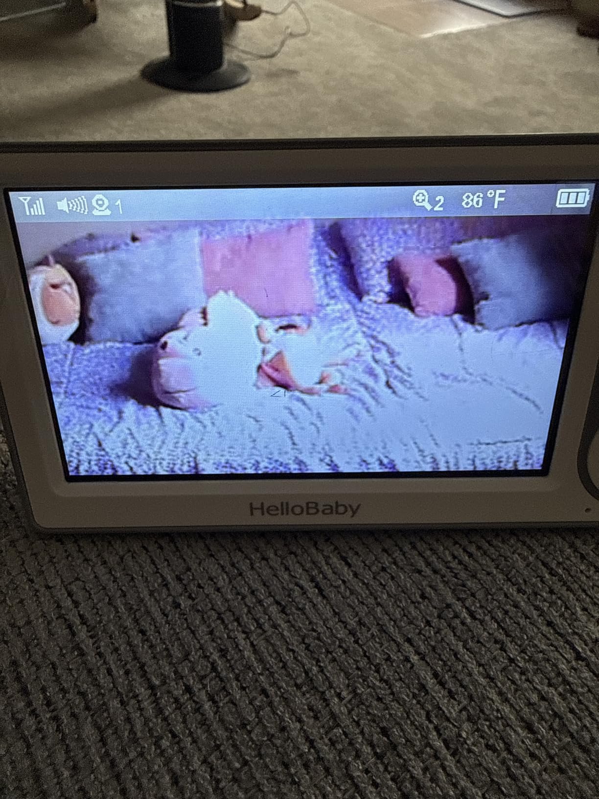 HelloBaby 4.3'' Video Baby Monitor No WiFi, 30 Hours Battery customer photo 2
