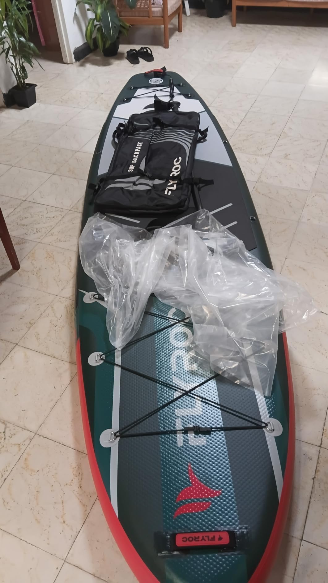 11'6/11’x35 Extra Wide Inflatable Paddle Board, 450/430lb Capacity Stand Up Paddle Board for Adults (x3), Stable Inflatable SUP, All Skill Levels, 3/5 Handles, 100L Backpack, 3PCS Paddle, 5L Dry Bag customer photo 1