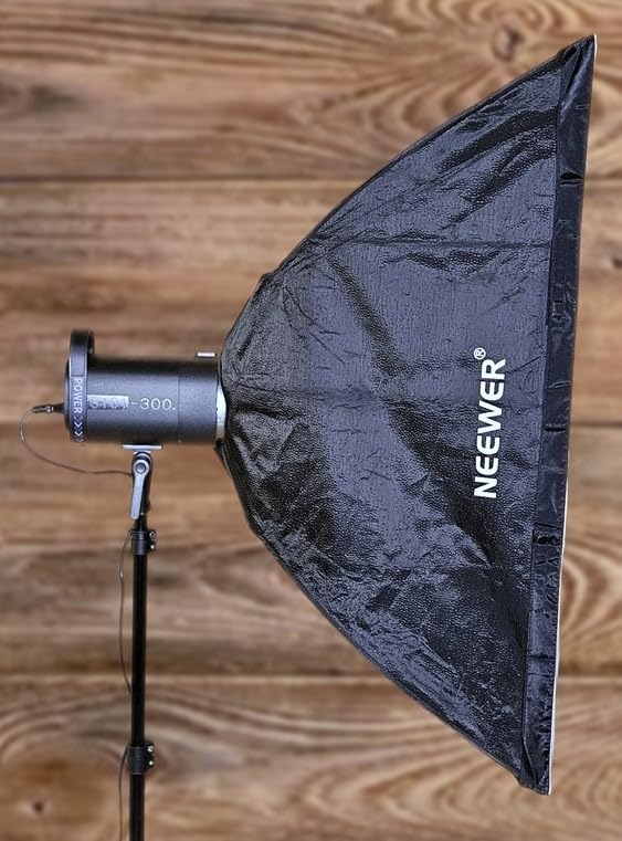 NEEWER 800Ws Studio Monolight Flash Light Kit (2 Pack), S101-400W 5600K Strobe Light with 150W Modeling Lamp/Bowens Mount/Softbox/Stand/Reflector/RT-16 Trigger/Bag for Portrait Product Photography customer photo 1