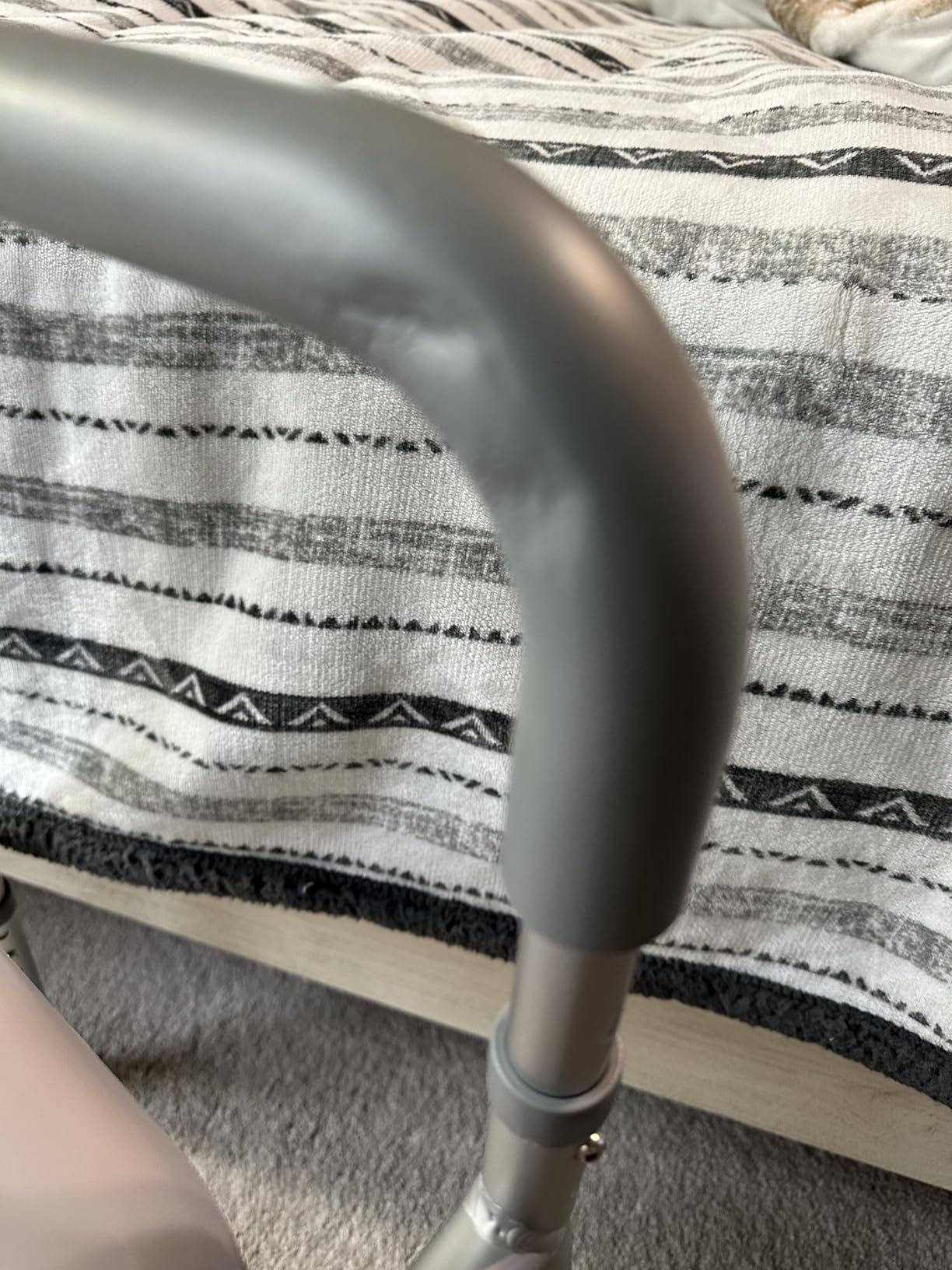 HOMLAND Toilet Seat Riser for Seniors with Adjustable Height & Width, 400lb customer photo 2