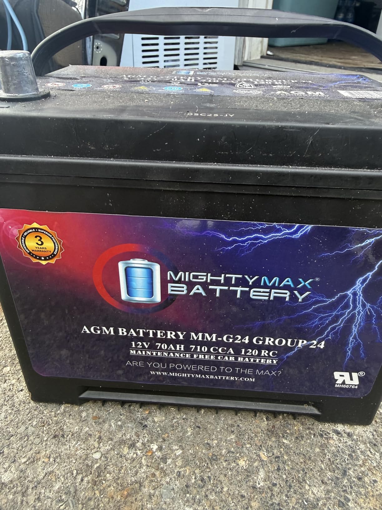 Mighty Max Battery MM-H8 Start and Stop Car BCI Group 49 12V 95Ah, 160RC, 900 CCA Rechargeable AGM Car Battery customer photo 2