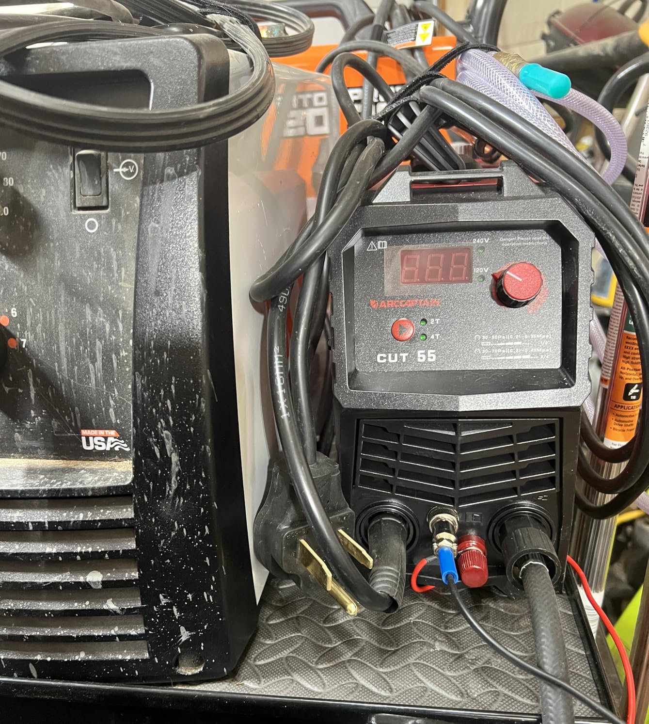 ARCCAPTAIN 55A Plasma Cutter Machine, Non-Touch Pilot Arc, 120V/240V customer photo 1
