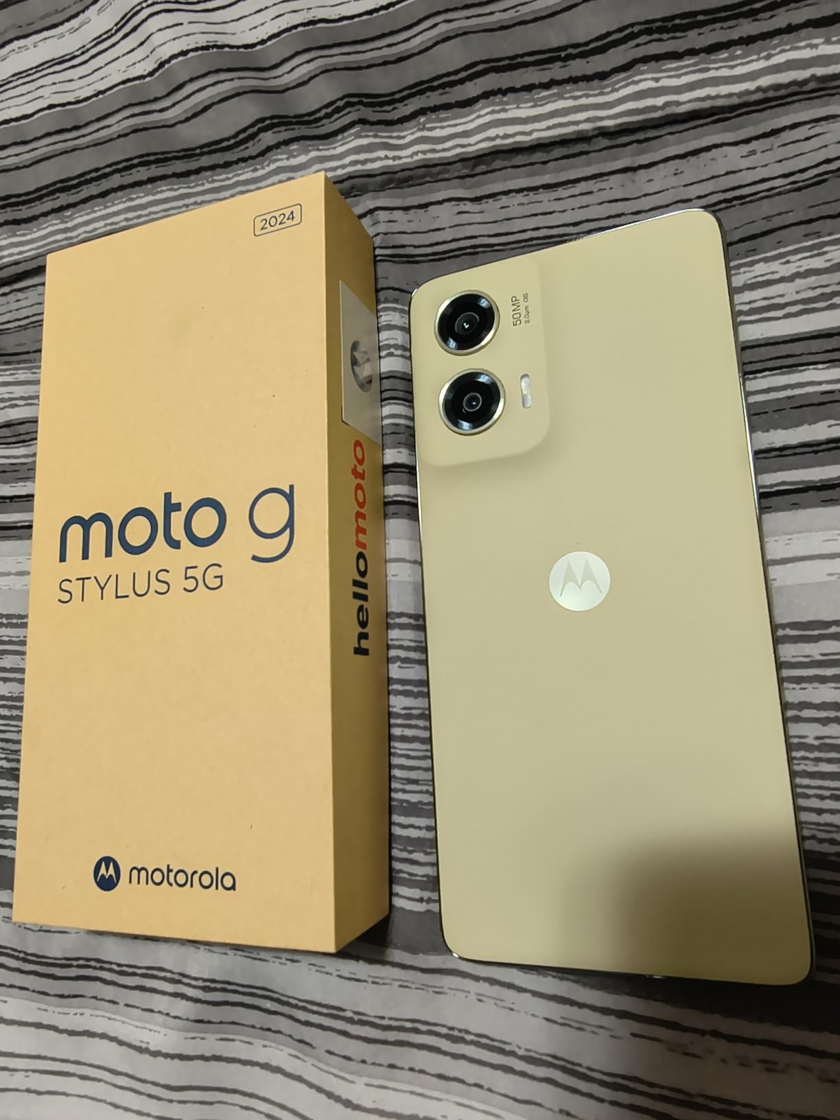 Motorola Moto G Stylus 5G | 2024 | Unlocked | Made for US 8/256GB | 50MP Camera | Caramel Latte customer photo 2