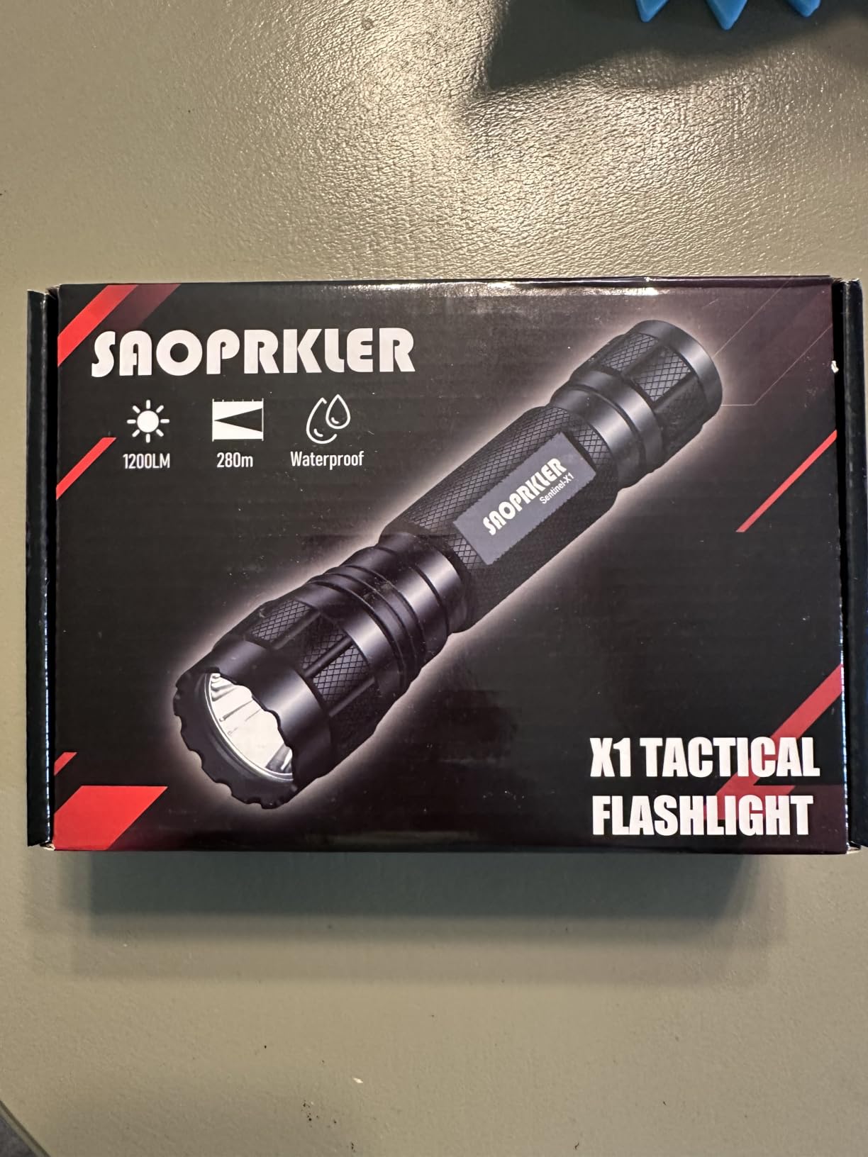 SAOPRKLER Flashlights High Lumens,Tactical Police Flashlight for Duty Belt customer photo 1