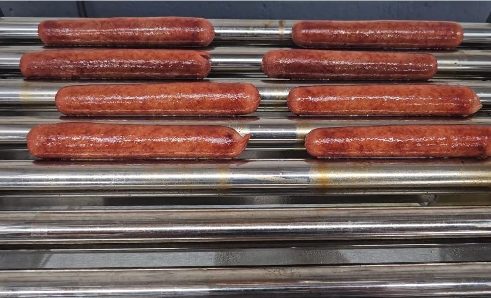 CROSSON Hot Dog 7 Roller with Bun Warmer&Transparent Sneeze Guard,Commercial 7 Nonstick 304 Roller Grill Cooker Machine customer photo 1