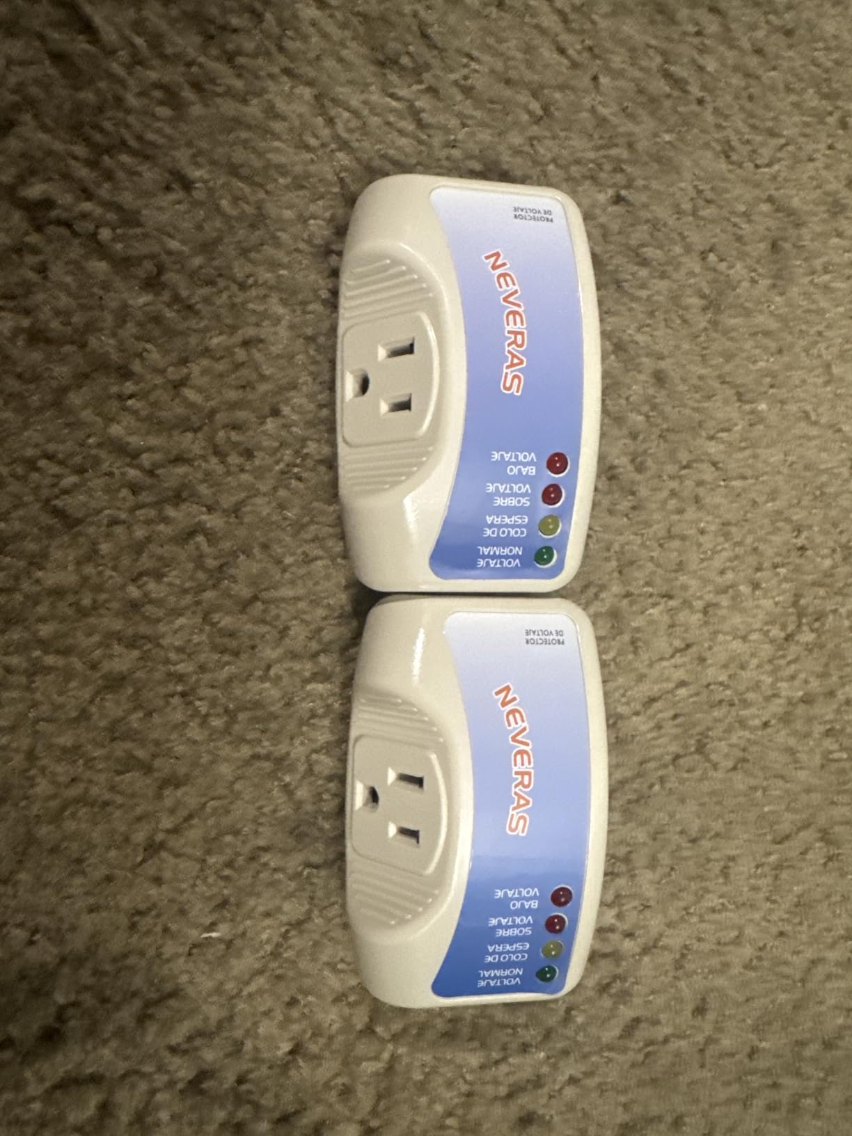 QWORK Voltage Protector 2-Pack for Major Appliances, 120V 1400W, Surge & Voltage Fluctuation Protection for Air Conditioners, TV/PC, Freezers customer photo 1