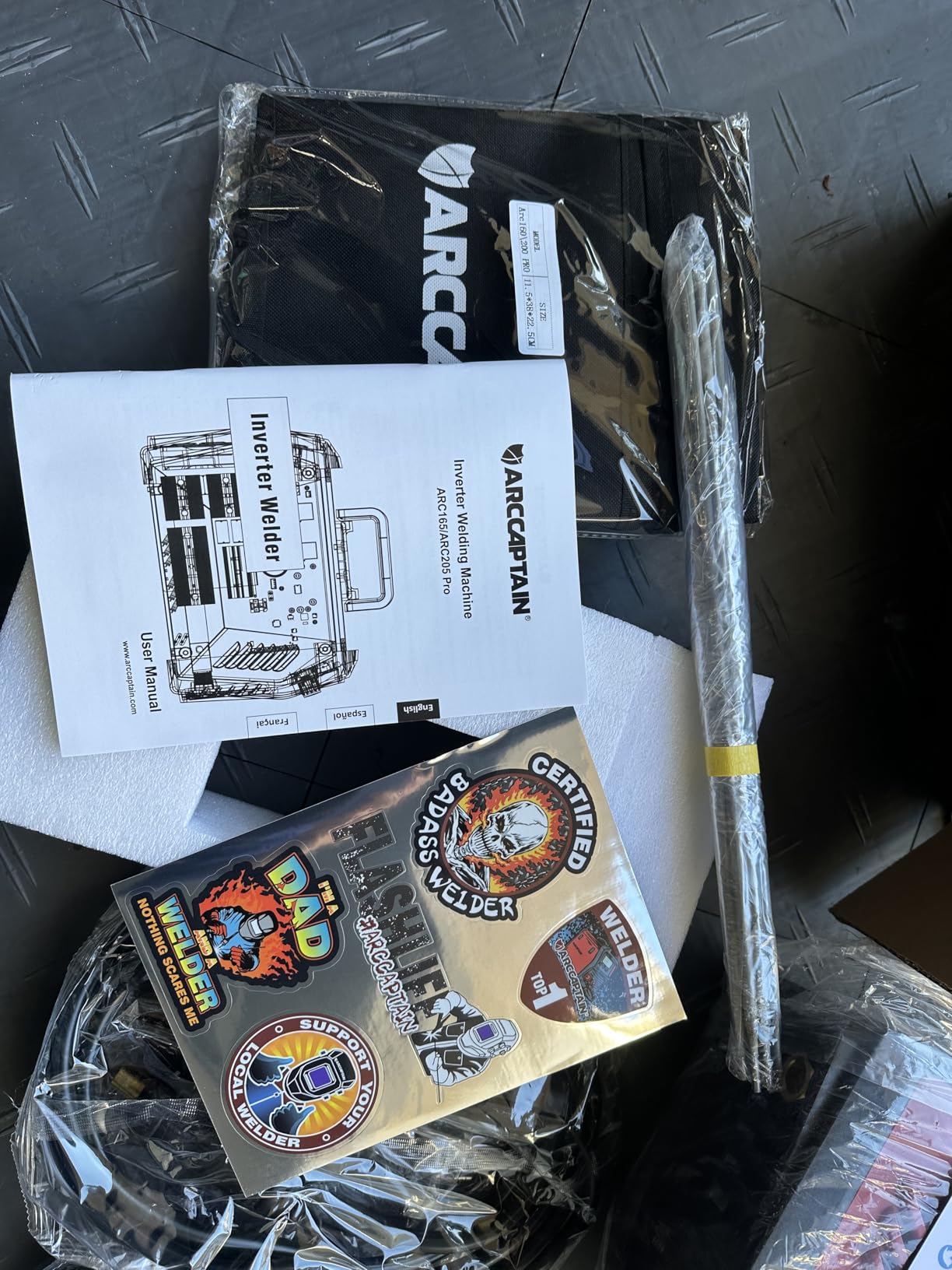 ARCCAPTAIN 205A Stick Welder, ARC/Lift TIG Welding Machine, 120V/240V customer photo 2