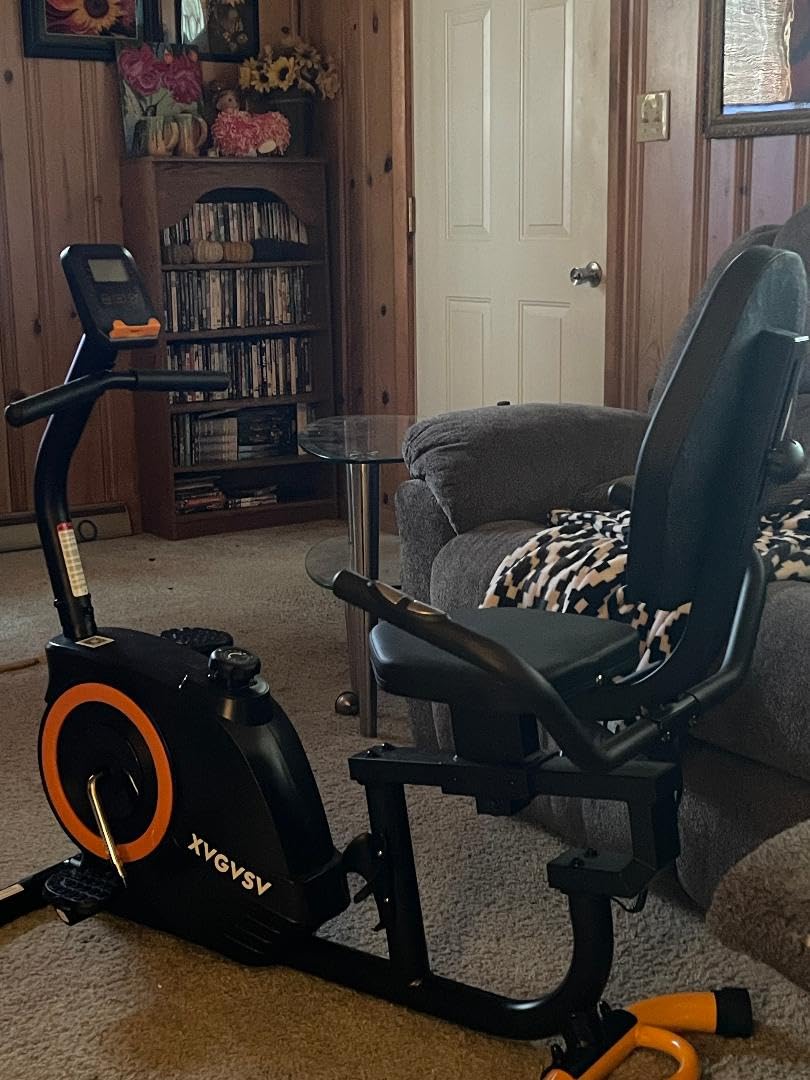 YOSUDA Recumbent Exercise Bike for Home,Magnetic Staionary Bike for Seniors customer photo 1