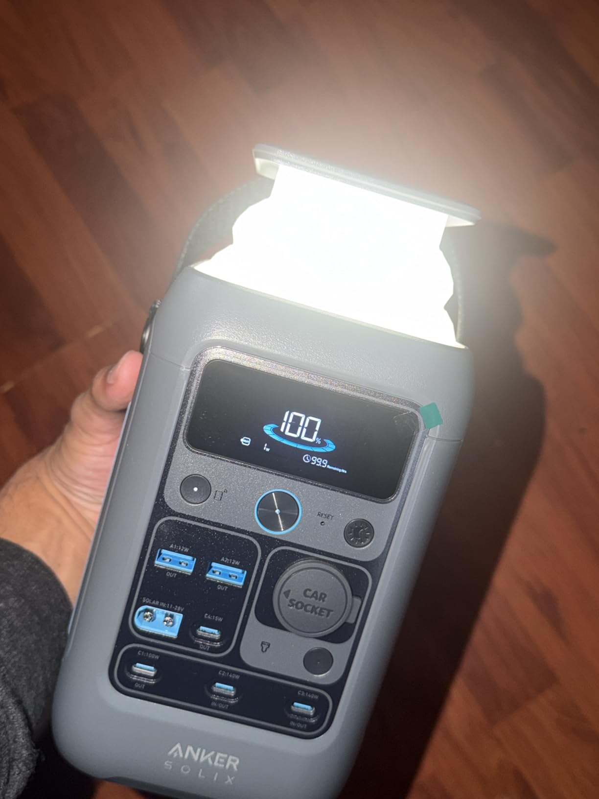 Anker SOLIX C300 DC Portable Power Station, 288Wh, 300W, Outdoor Camping customer photo 1