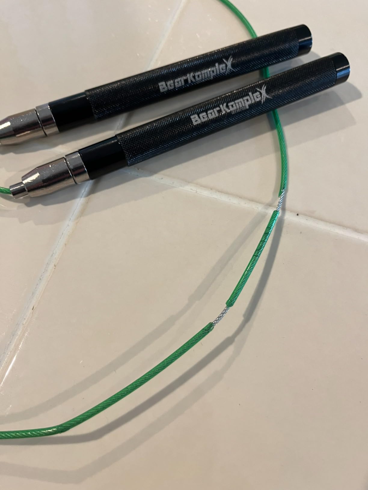 Bear KompleX Speed Jump Rope - Adjustable Tangle-Free Skipping Rope, Lightweight Handles, Smooth 360° Swivel Bearings, 2 Steel Cables, Free Carrying Case customer photo 2