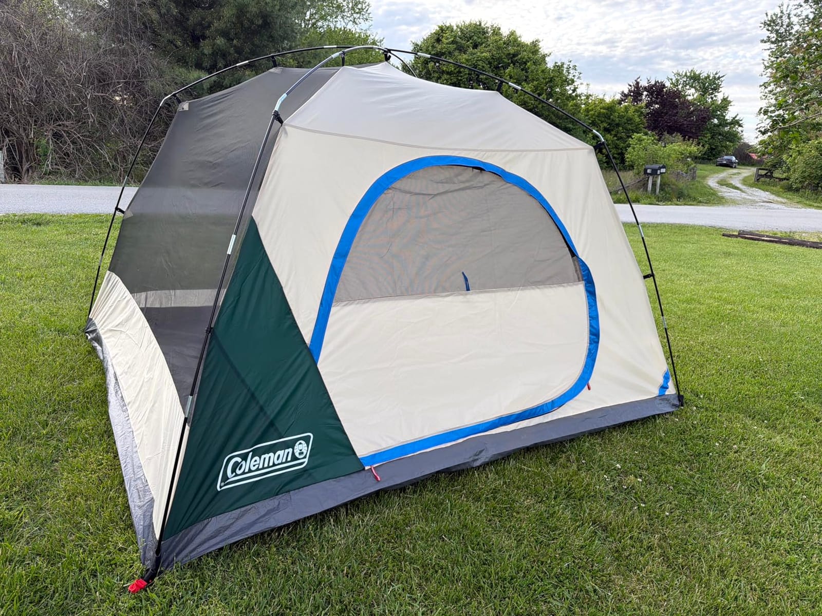 Coleman Skydome Tent with Full-Fly Weather Vestibule, Weatherproof 4/6 Person Tent Sets Up in 5 Minutes & Protects from Water, 20% More Headroom Than Traditional Shelters customer photo 1
